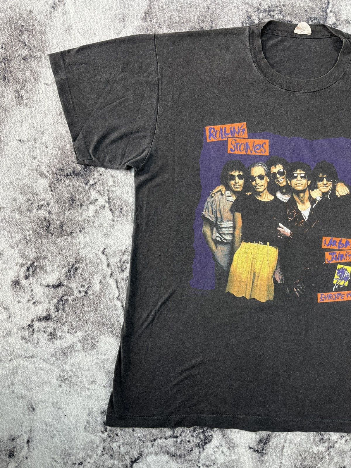 The Rolling Stones The Rolling Stones Urban Jungle 1990 Tour Tee XL Fade Size US XL / EU 56 / 4 - 2 Thumbnail