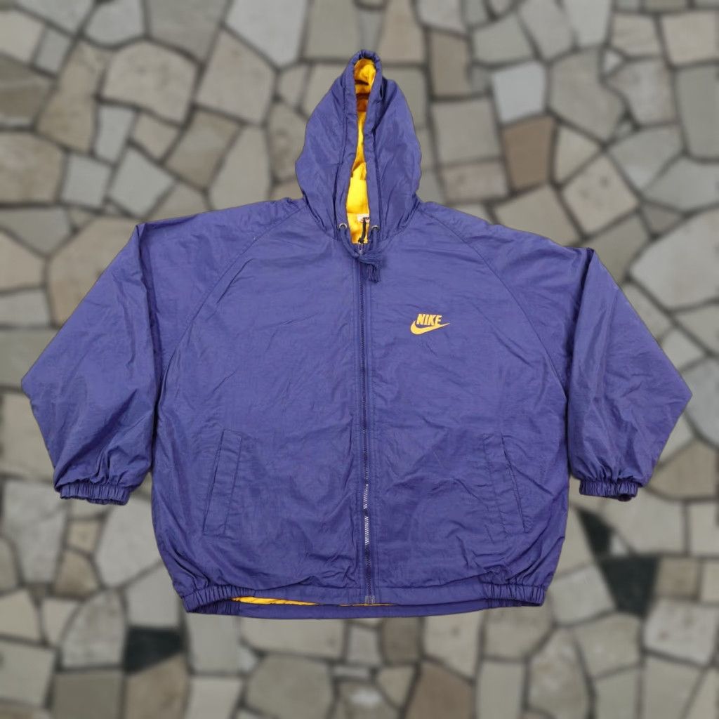 Nike Vintage Nike Jacket Mens 2XL Blue Quilted Insulated Windbreaker Parka Coat 90s Size US XXL / EU 58 / 5 - 1 Thumbnail