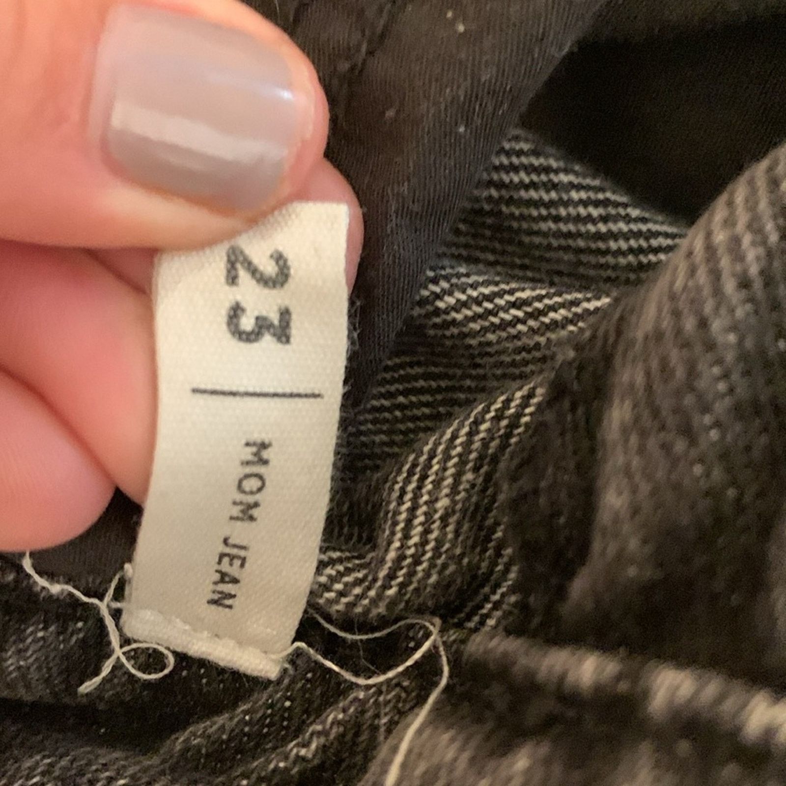 Pacsun PacSun Super Soft Black Mom Jeans Size 23" - 3 Thumbnail