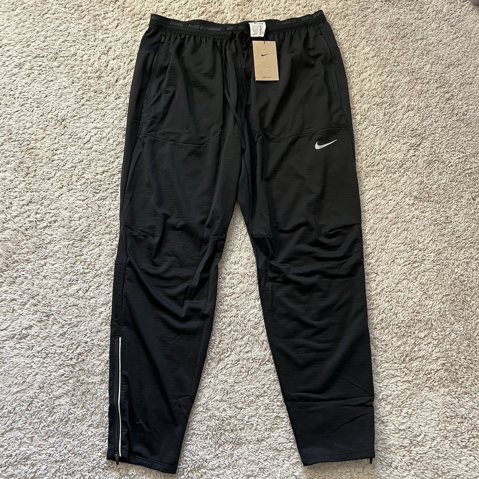 Nike Nike Phenom Elite Knit Running Pants XL Black Lightweight Size US 32 / EU 48 - 6 Thumbnail