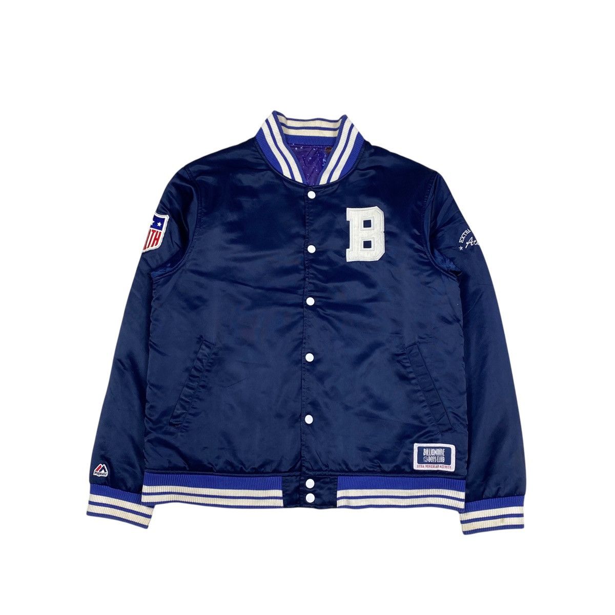 Billionaire Boys Club × Japanese Brand × Majestic Billionaire Boys Club x Majestic Reversible Varsity Jacket Size US L / EU 52-54 / 3 - 1 Thumbnail