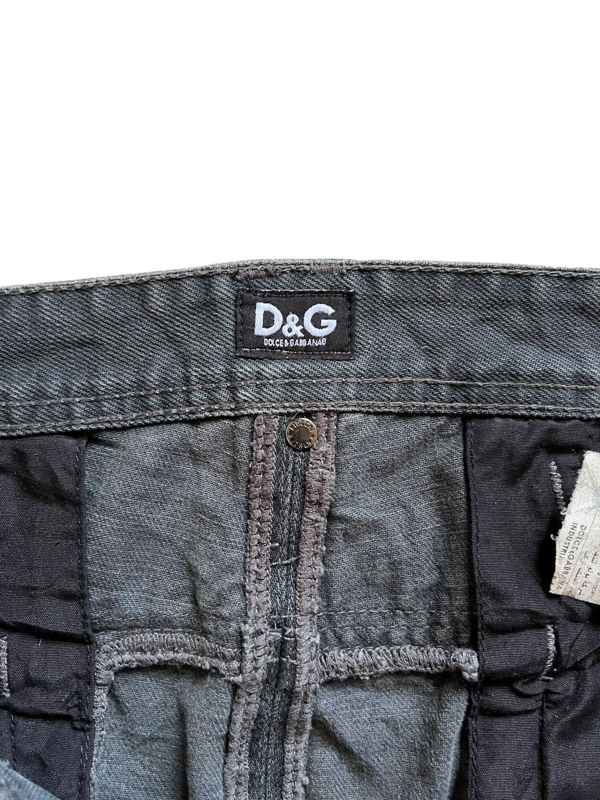Dolce & Gabbana Vintage Dolce Gabbana Tactical Multi Pocket Baggy Jeans Size US 35 - 3 Thumbnail