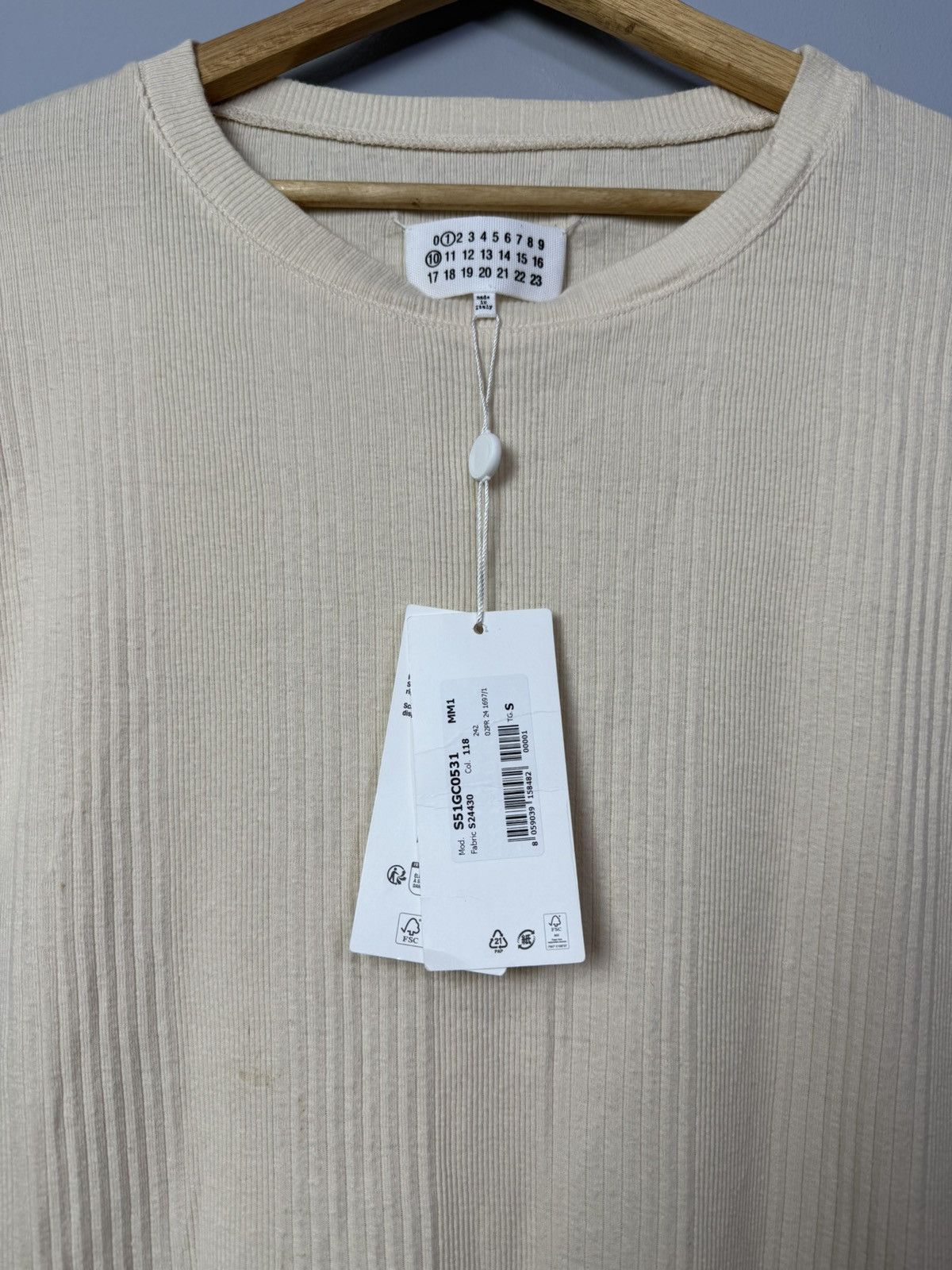 Maison Margiela MAISON MARGIELA SS24 LOGO SHIRT Size US S / EU 44-46 / 1 - 2 Thumbnail