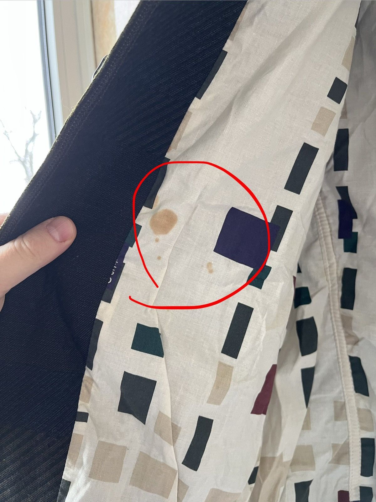 Marithe + Francois Girbaud Vtg Marithé François Girbaud Archive Patchwork Blazer Men’s Size 46R - 7 Thumbnail