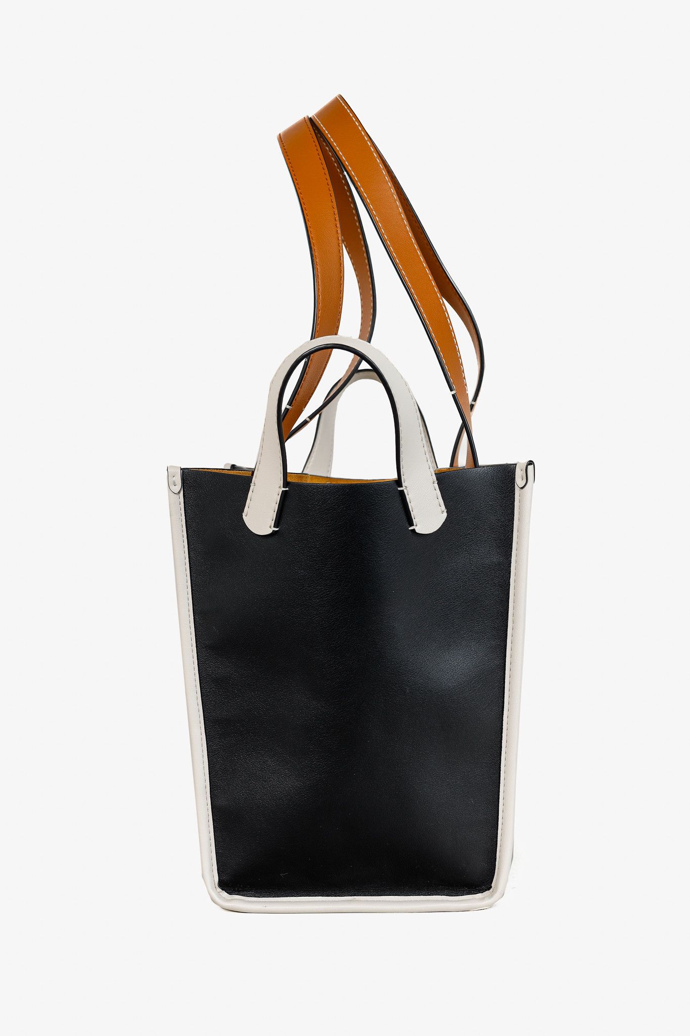Proenza Schouler White Label Proenza Schouler White Label Large Mercer Black Leather Tote Size ONE SIZE - 3 Thumbnail