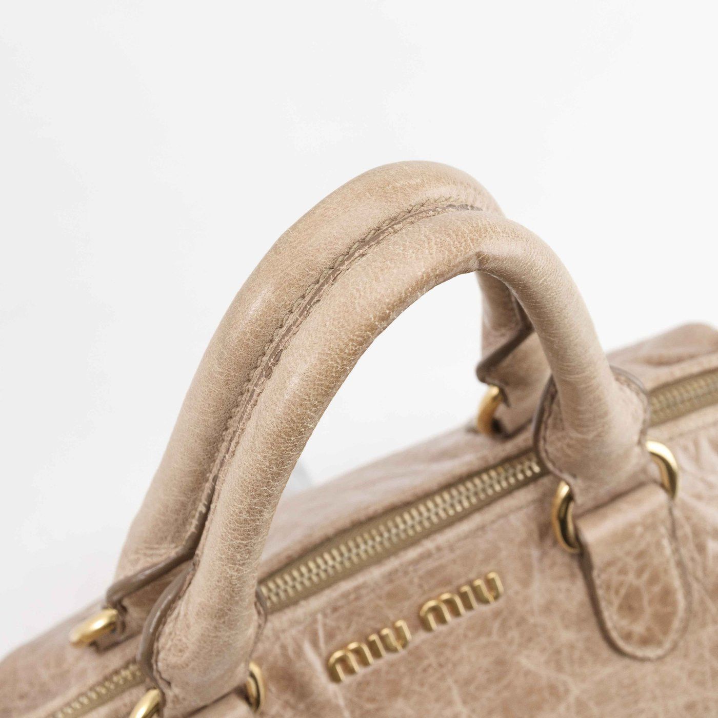 Miu Miu Miu Miu Leather 2-Way Tote Bag Size ONE SIZE - 10 Thumbnail