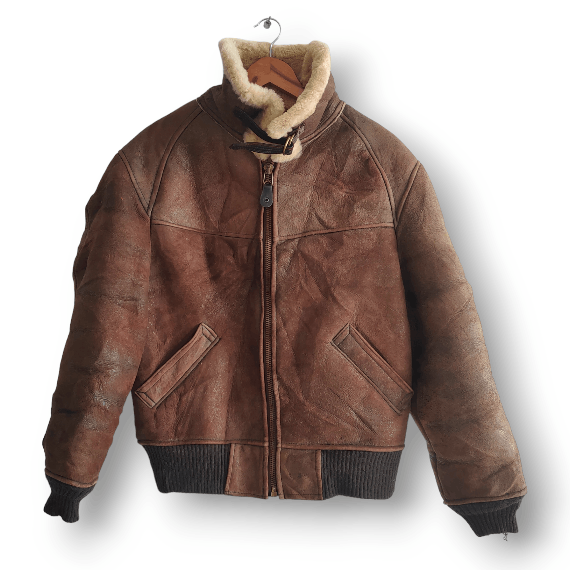 Avirex Vintage Avirex B-6 Sheepskin Leather Jacket Size US L / EU 52-54 / 3 - 3 Thumbnail