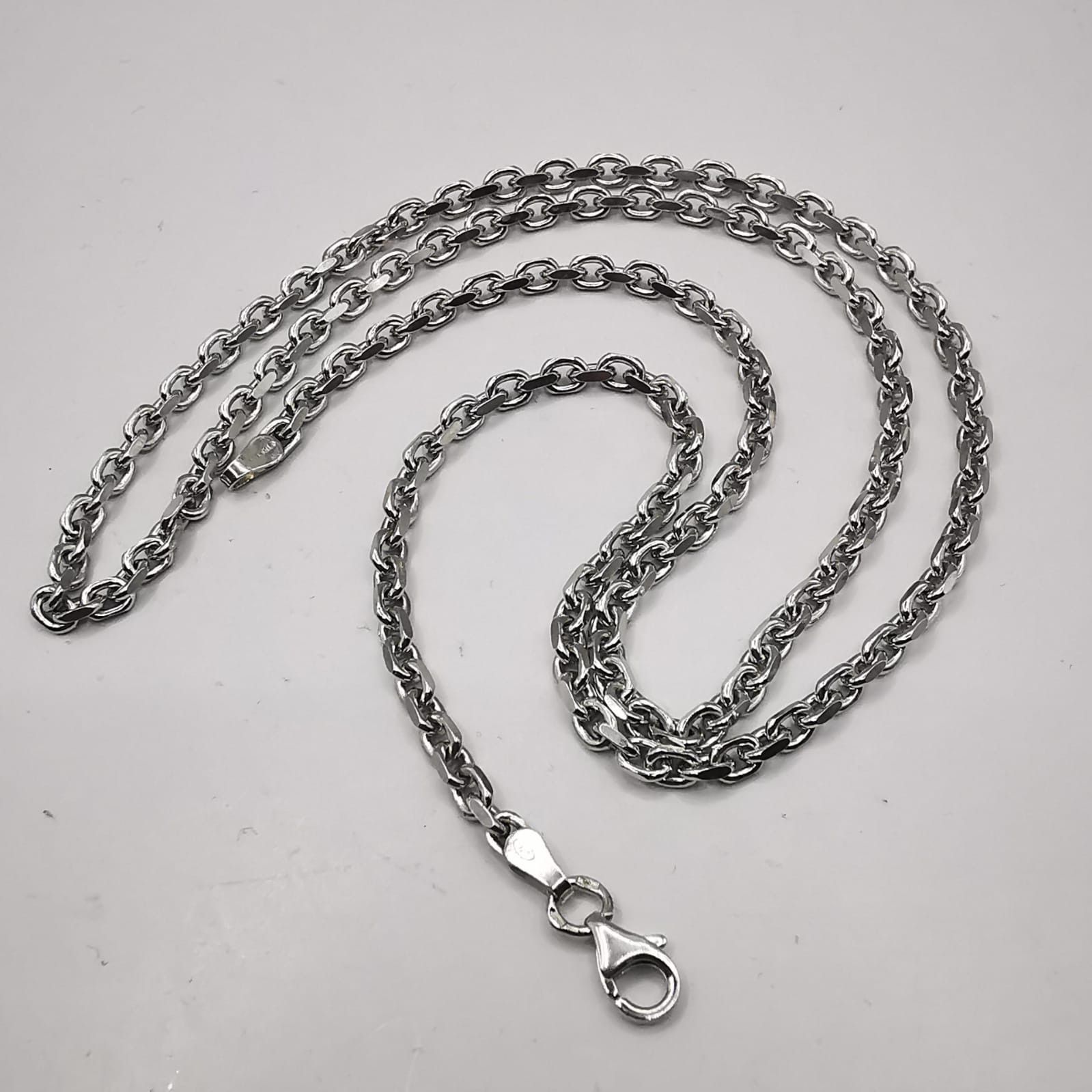 Sterling Silver Vintage Chain Necklece,925 Sterling Silver,Signed , 15,89g Size ONE SIZE - 1 Thumbnail