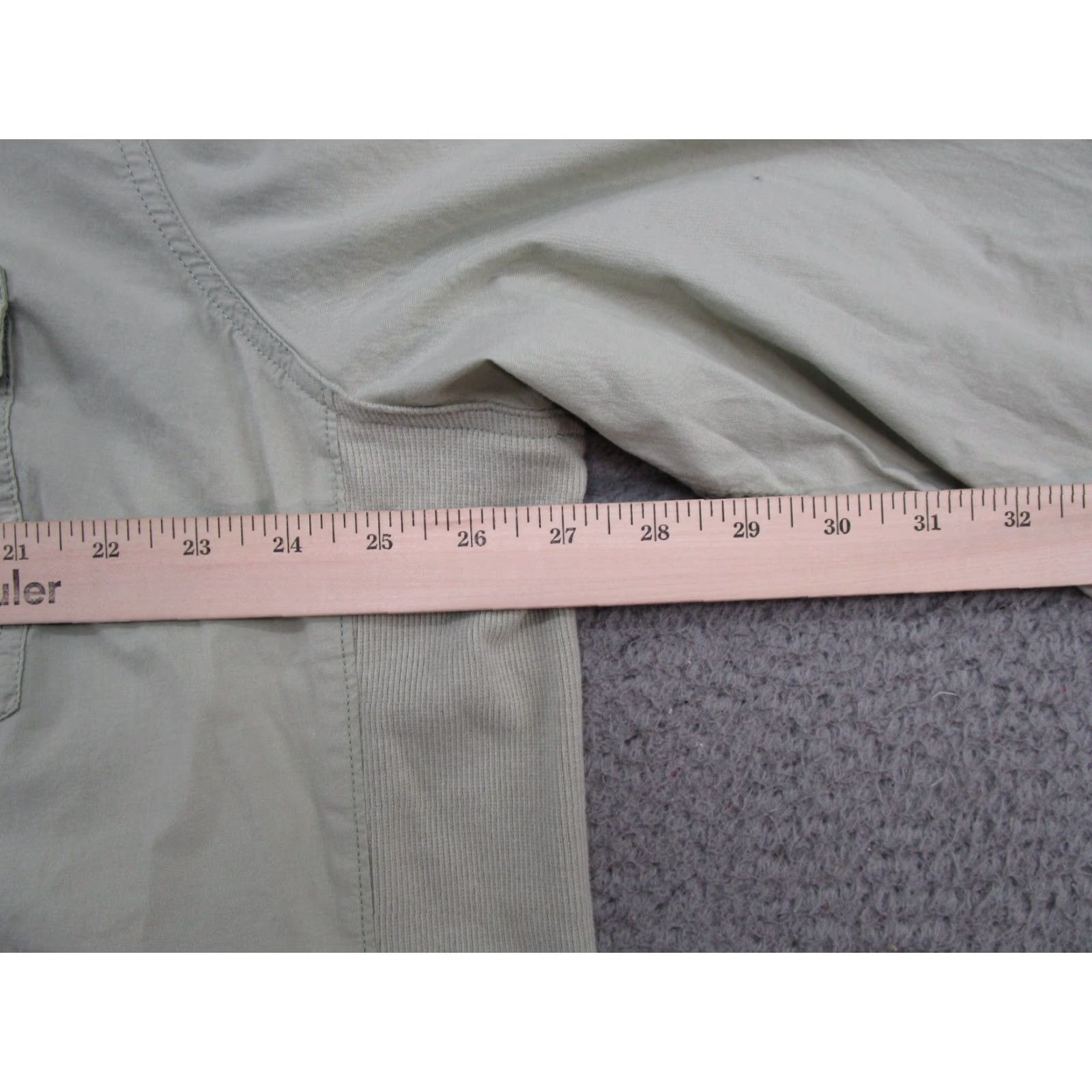 Carhartt Carhartt Women's Button-Up Shirt Rugged Flex Bozeman 3X Green Casual Pockets All Seasons Outdoor Classic Workwear Vintage No Size XXL / US 16-18 / IT 52-54 - 6 Thumbnail