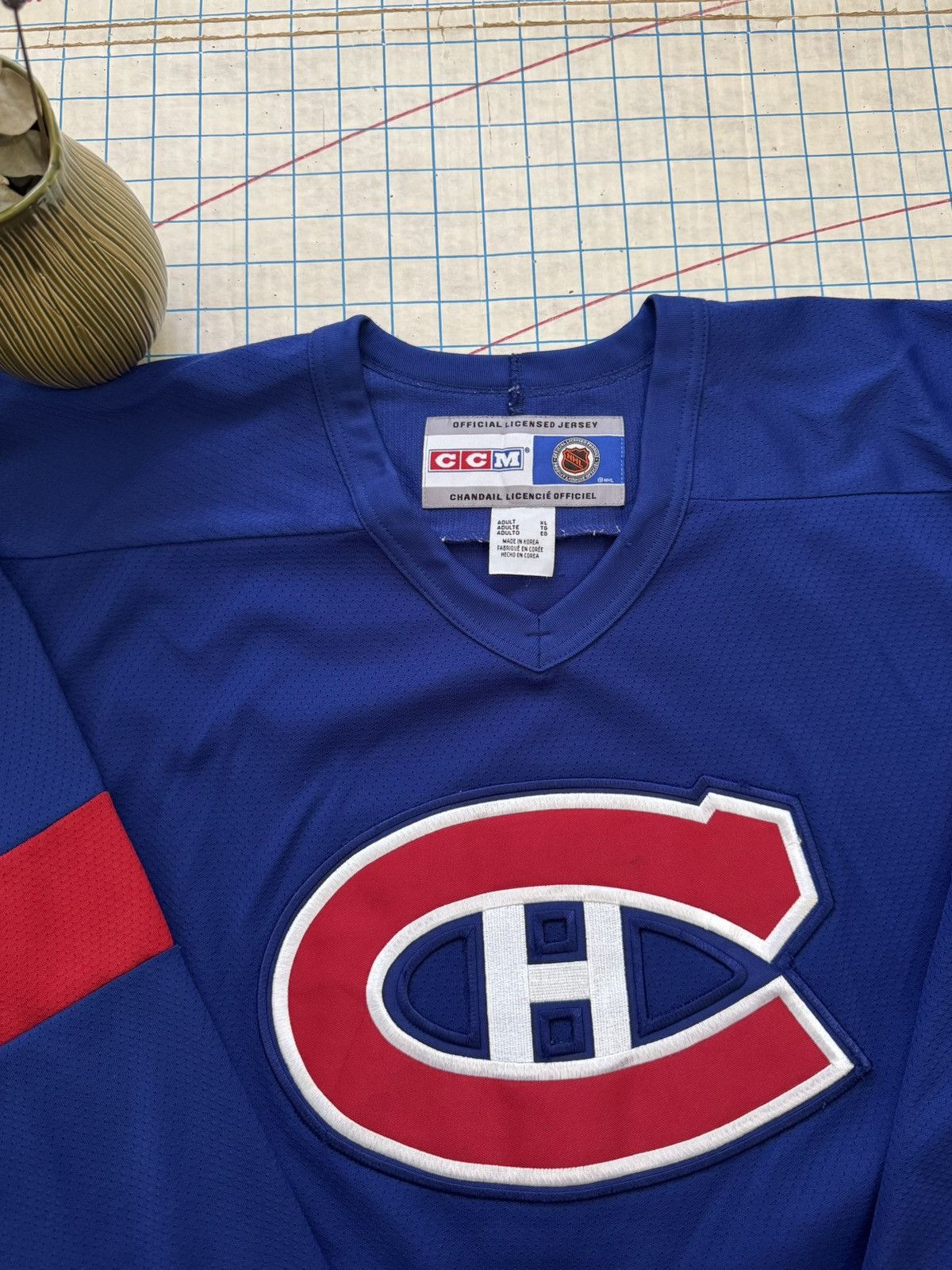 Ccm CCM Montreal Canadians Retro HockeyJersey Blue Mens Size XL Size US XL / EU 56 / 4 - 5 Thumbnail