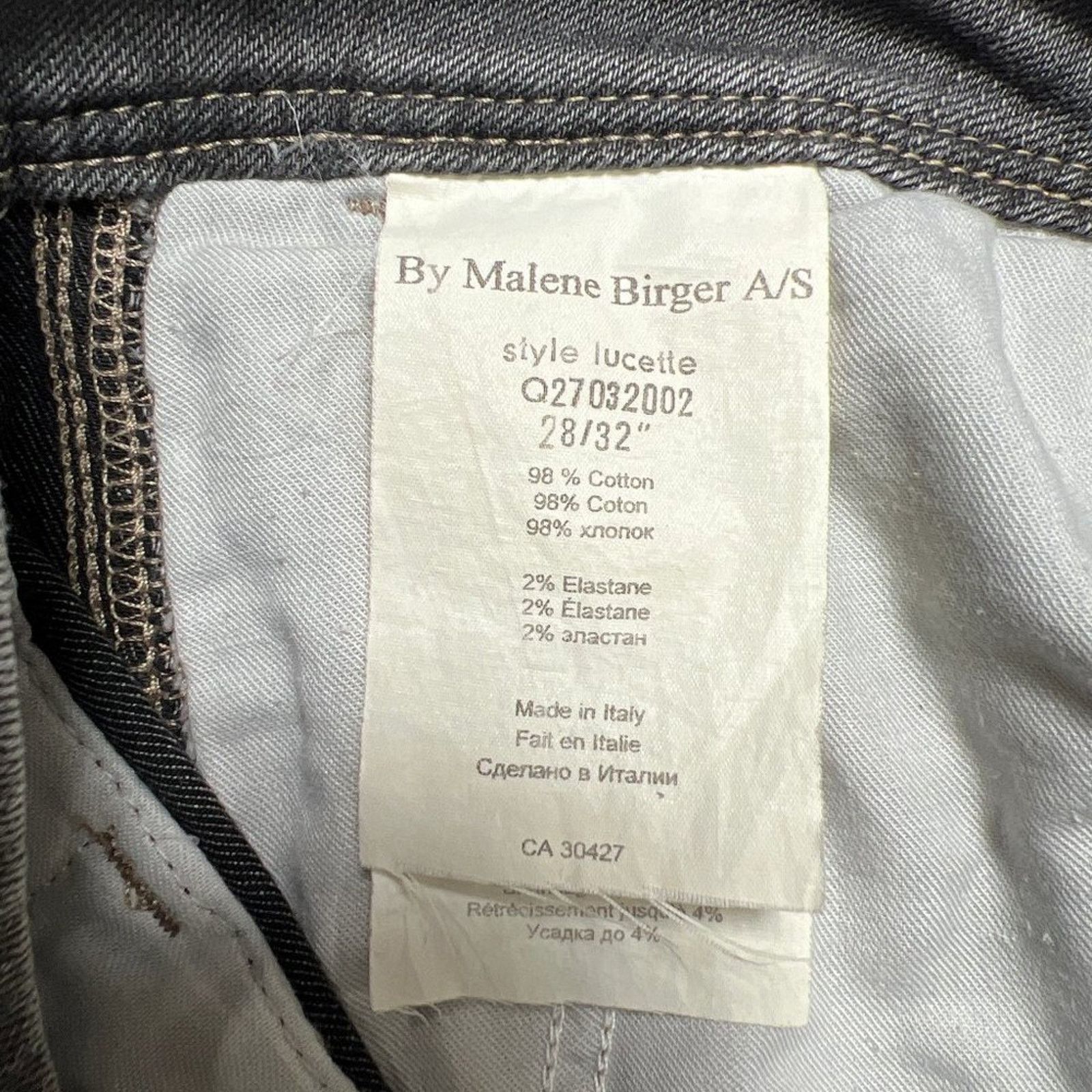 By Malene Birger By Malene Birger Lucette Wide Leg Jeans Gray Size 28 Size 26" / US 2 / IT 38 - 4 Thumbnail