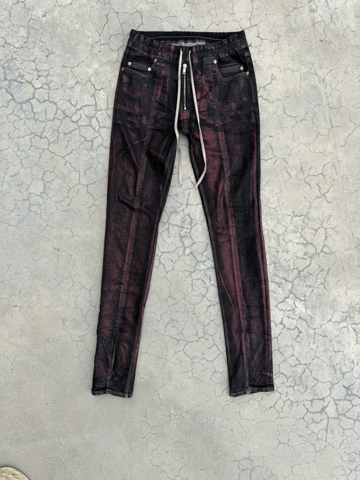 Rick Owens Drkshdw NEW Tyrone cut gradient skinny jeans | Grailed