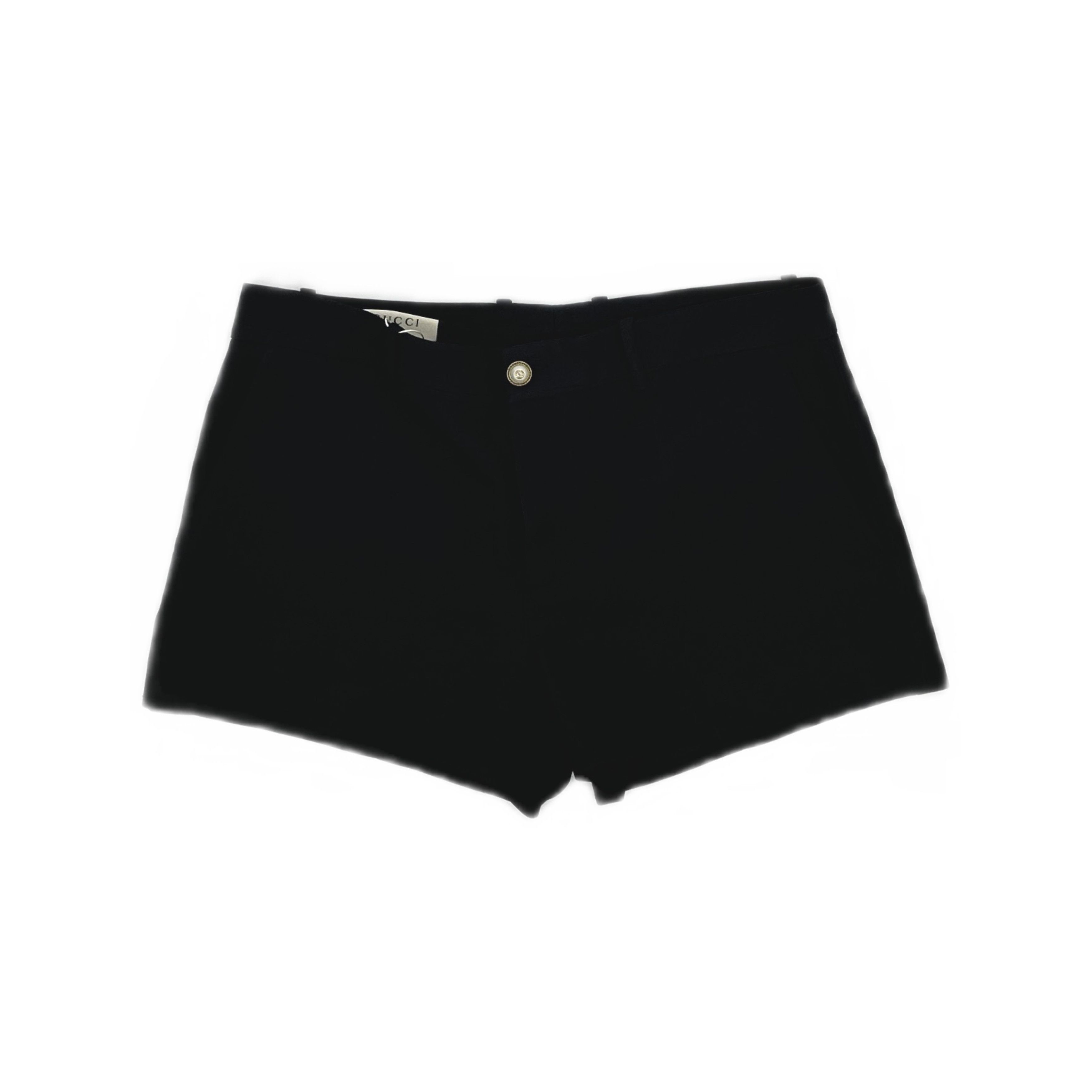 Gucci Gucci Solid Black Tailored Shorts 46 Size US 30 / EU 46 - 1 Thumbnail
