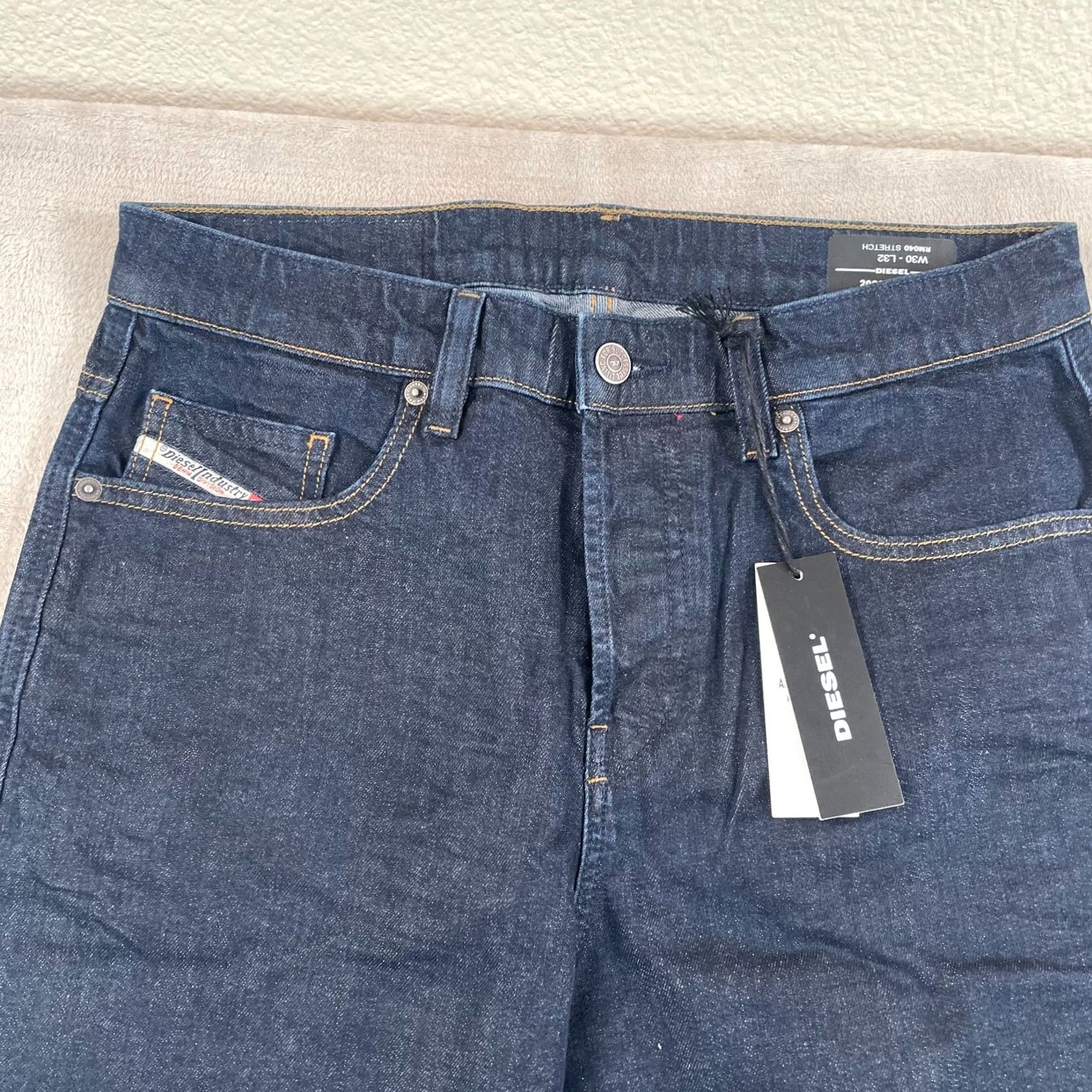 Diesel Diesel Jeans 30x31 D-VIKER Blue Stretch Straight Button Fly NWT Men RM040 Regular 5-Pocket Denim Blue Size US 30 / EU 46 - 3 Thumbnail