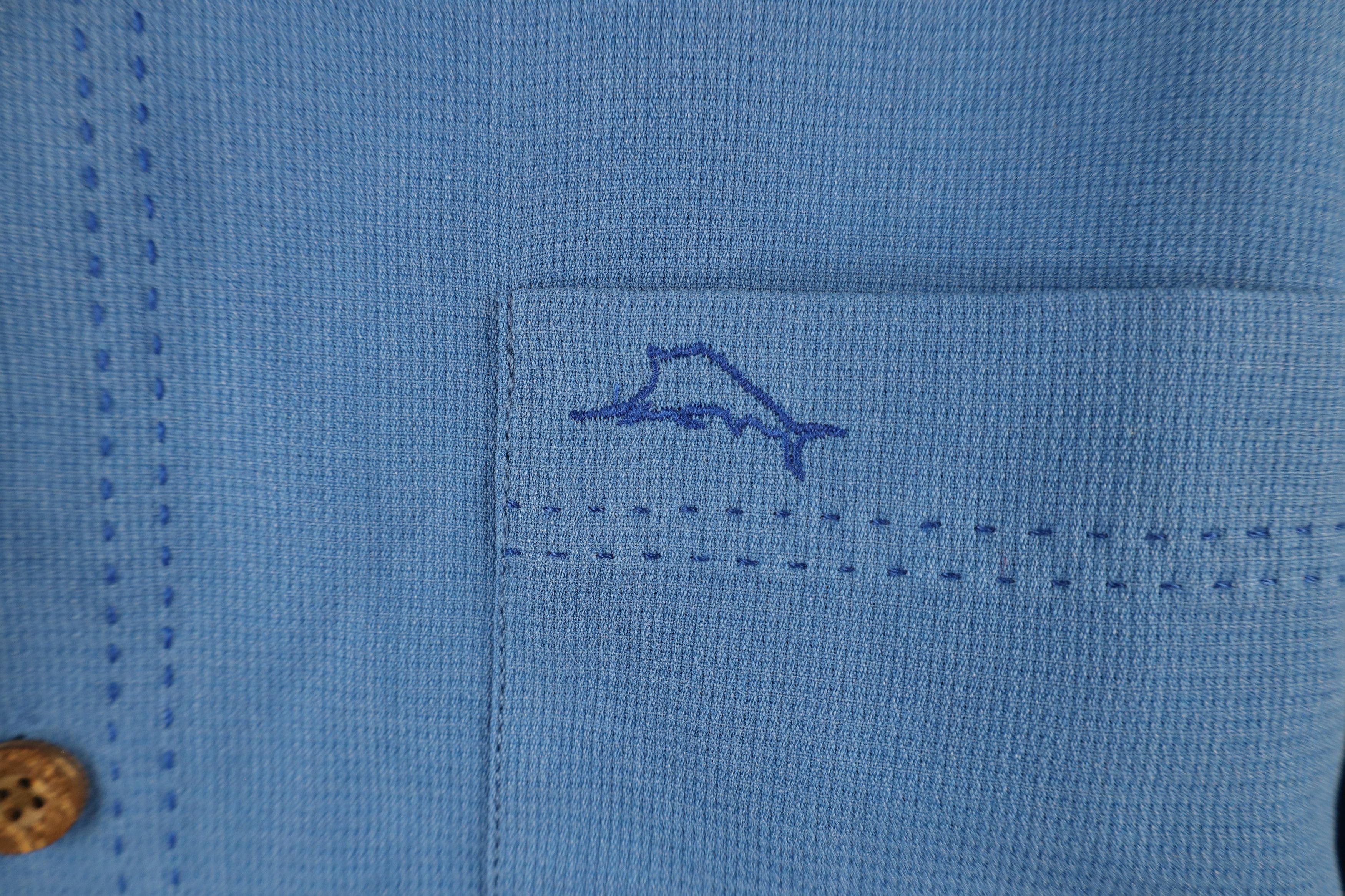 Tommy Bahama × Vintage Vintage Tommy Bahama Looped Collar Short Sleeve Button Shirt Size US M / EU 48-50 / 2 - 4 Thumbnail