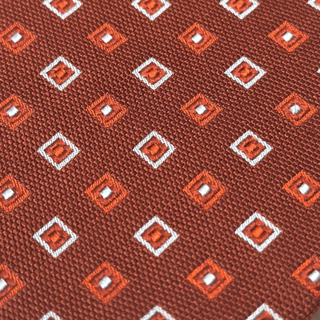 Brooks Brothers Brooks Brothers Makers Pure Silk tie Woven in Italy Made in USA necktie Red Multicolor 59 W 4” Men Tie One Size Size ONE SIZE - 2 Thumbnail