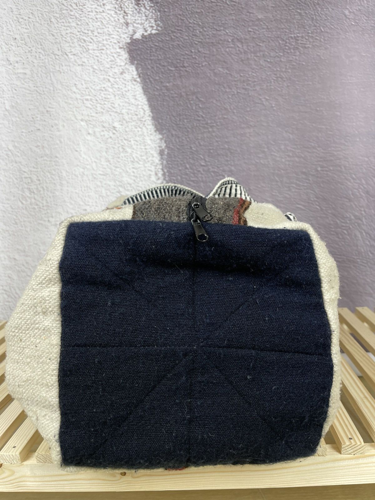 Vintage Vintage Indians style wool bag bird men in hat pattern Size ONE SIZE - 8 Thumbnail