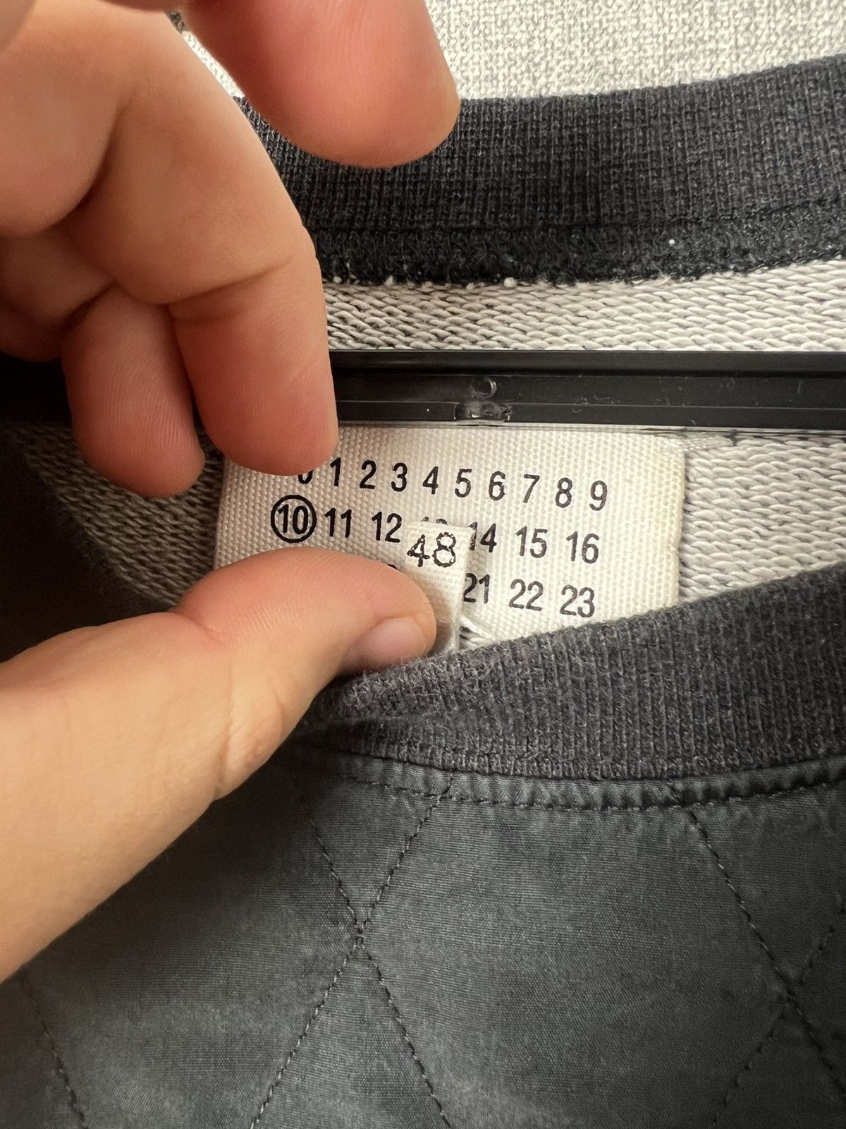 Maison Margiela Maison Martin Margiela 10 Line Hybrid Quilted Sweatshirt Size US M / EU 48-50 / 2 - 13 Thumbnail
