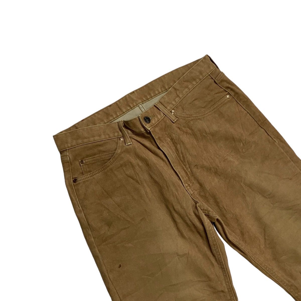 Leather × Lee × Vintage Lee leather flare pant Size US 33 - 4 Thumbnail