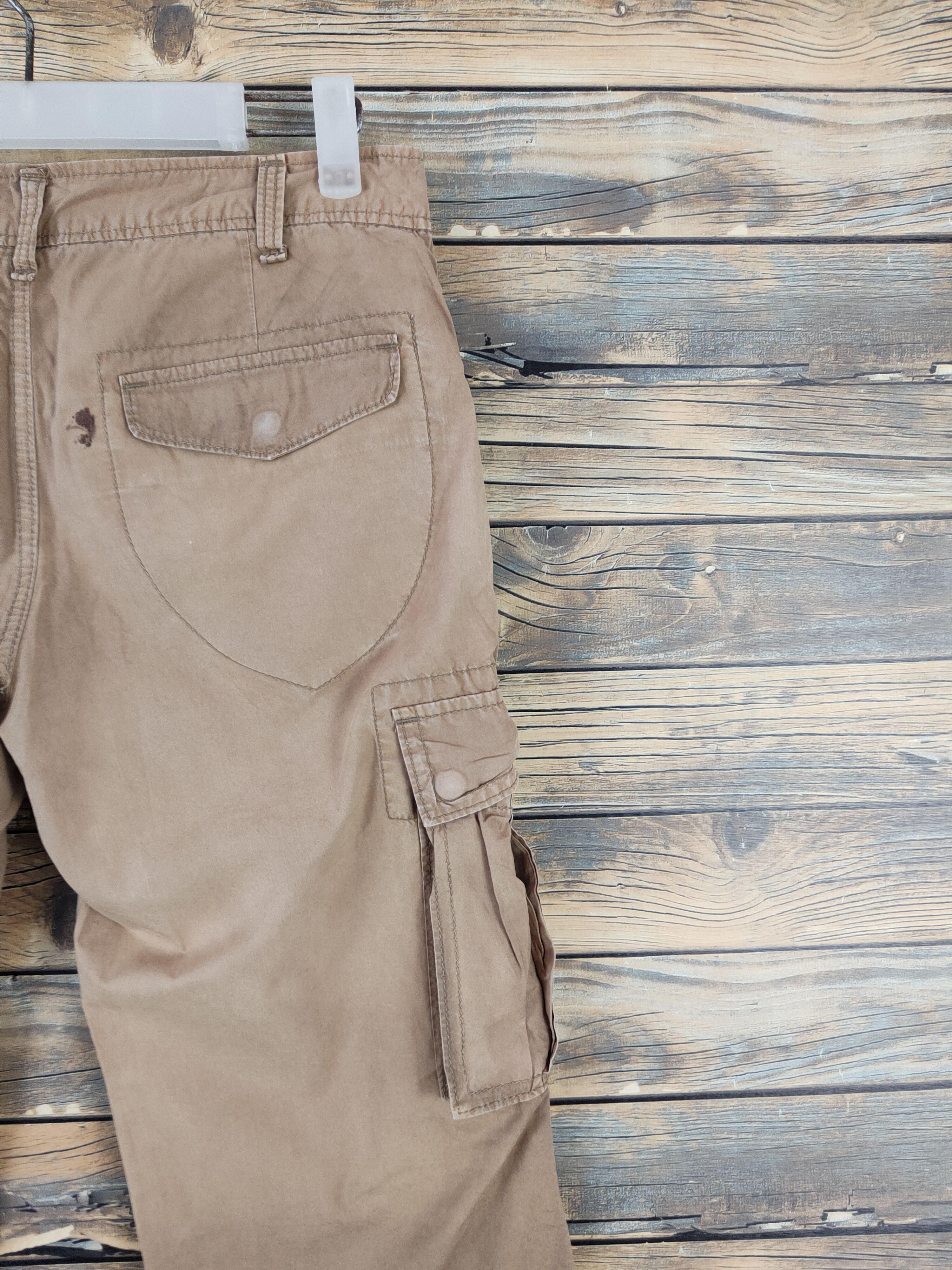 Japanese Brand iimk-Michel Klein Brown Multipocket Cargo Pants #W1021 Size 28" / US 6 / IT 42 - 10 Thumbnail