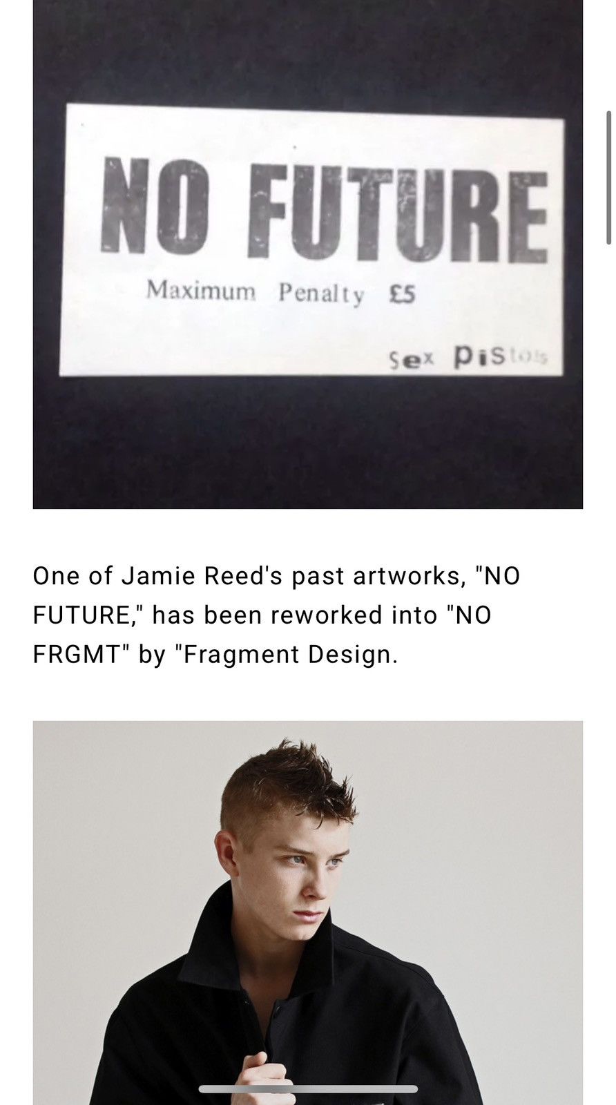 Fragment Design SS20 Fragment Design x Aka Six Simon Barker Seditionaries Size US XL / EU 56 / 4 - 4 Thumbnail