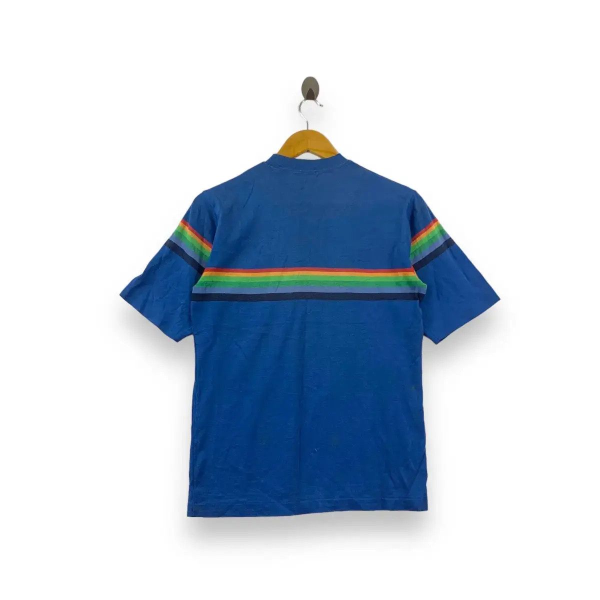 Vintage 70’ DO SURFING Classic Surf Striped Rainbow Tee