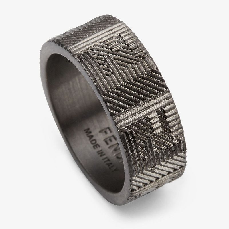 Fendi o1B3y1r0326 Size : OS / Shadow Ring in Silver Size ONE SIZE - 2 Thumbnail