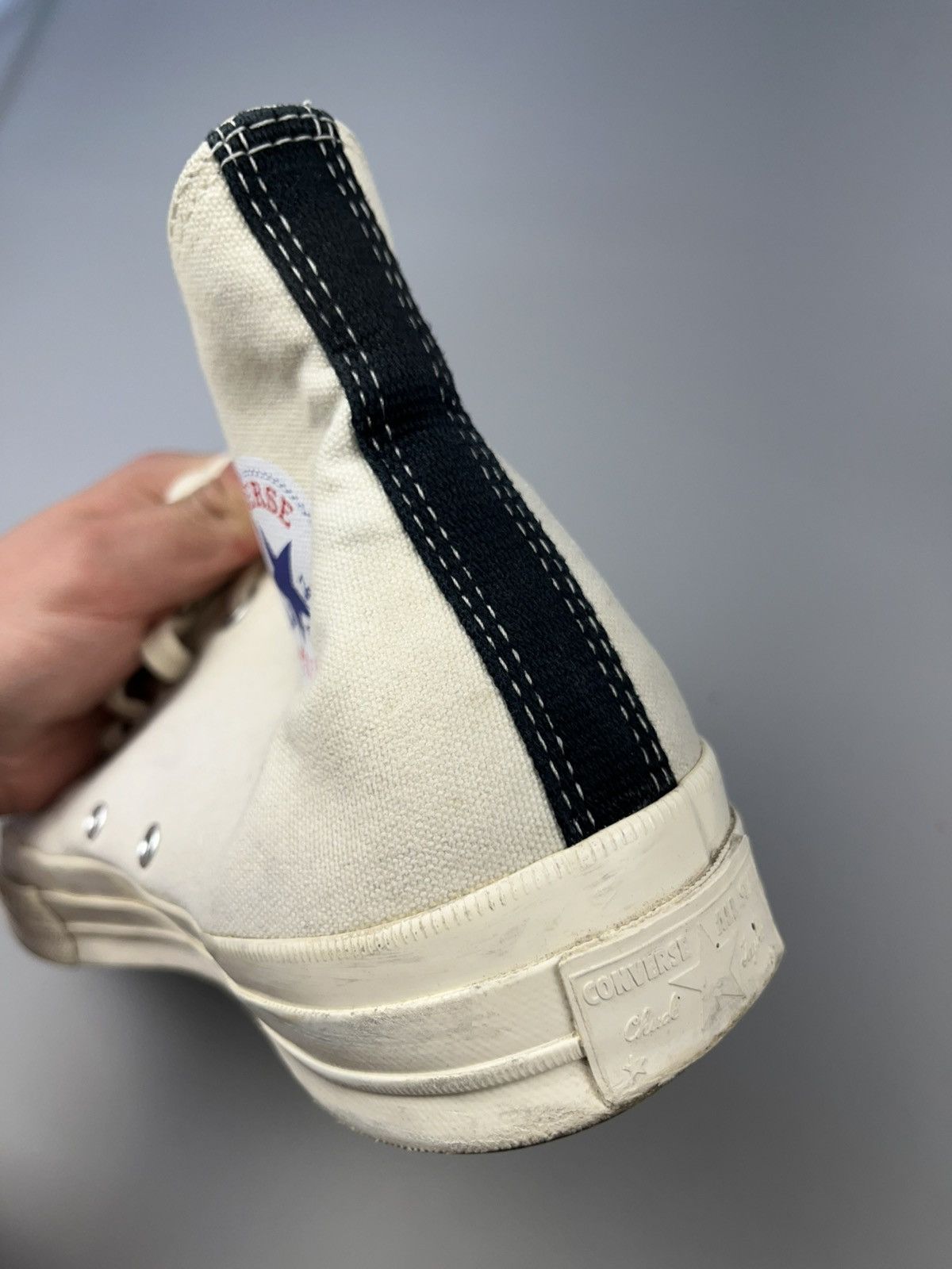 Comme des Garcons × Comme des Garcons PLAY × Converse Comme des Garçons PLAY x Converse High Steel Shoes CDG Size US 11 / EU 44 - 14 Thumbnail