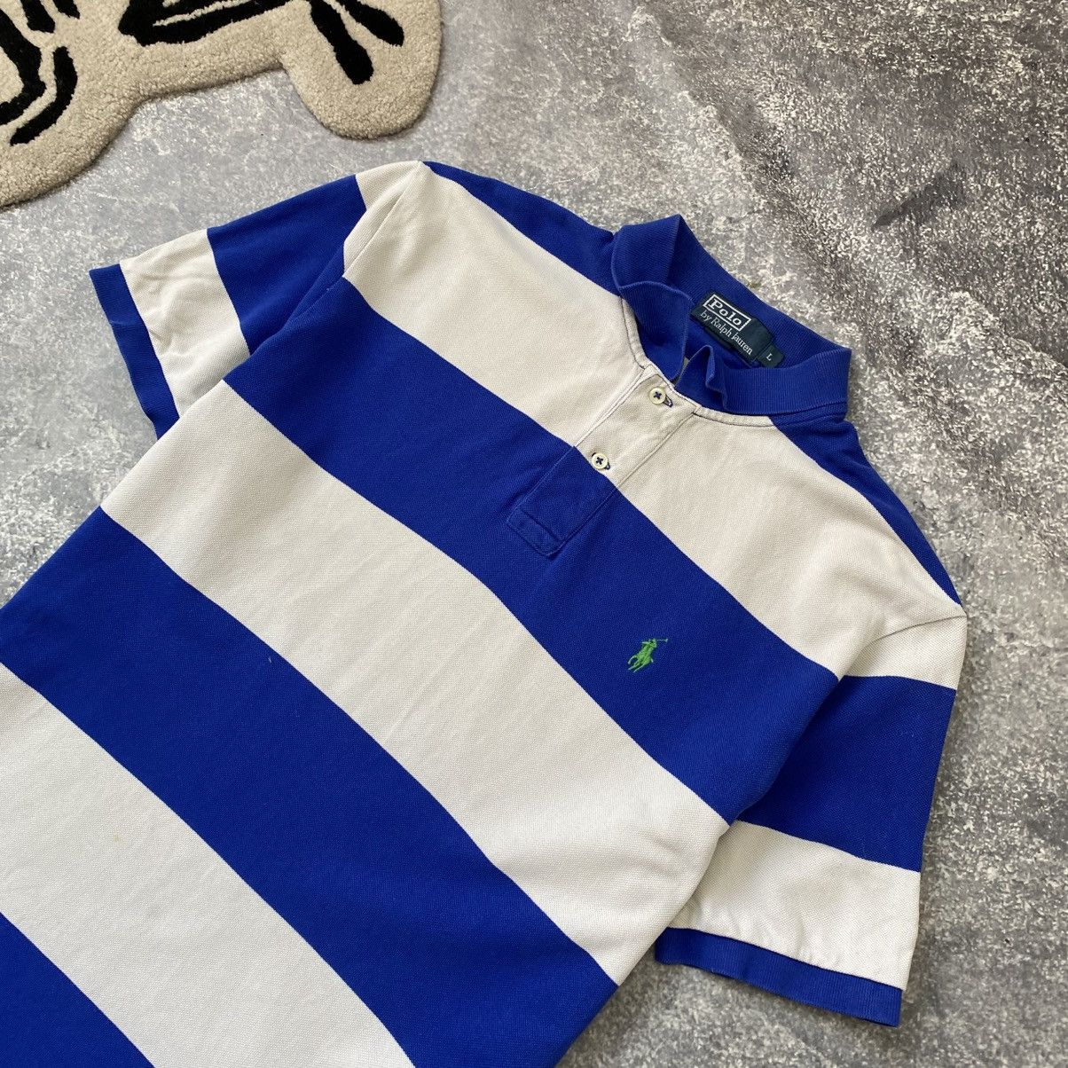 Polo Ralph Lauren Vintage Polo Ralph Lauren Small Pony y2k multicoloured polo Size US L / EU 52-54 / 3 - 2 Thumbnail