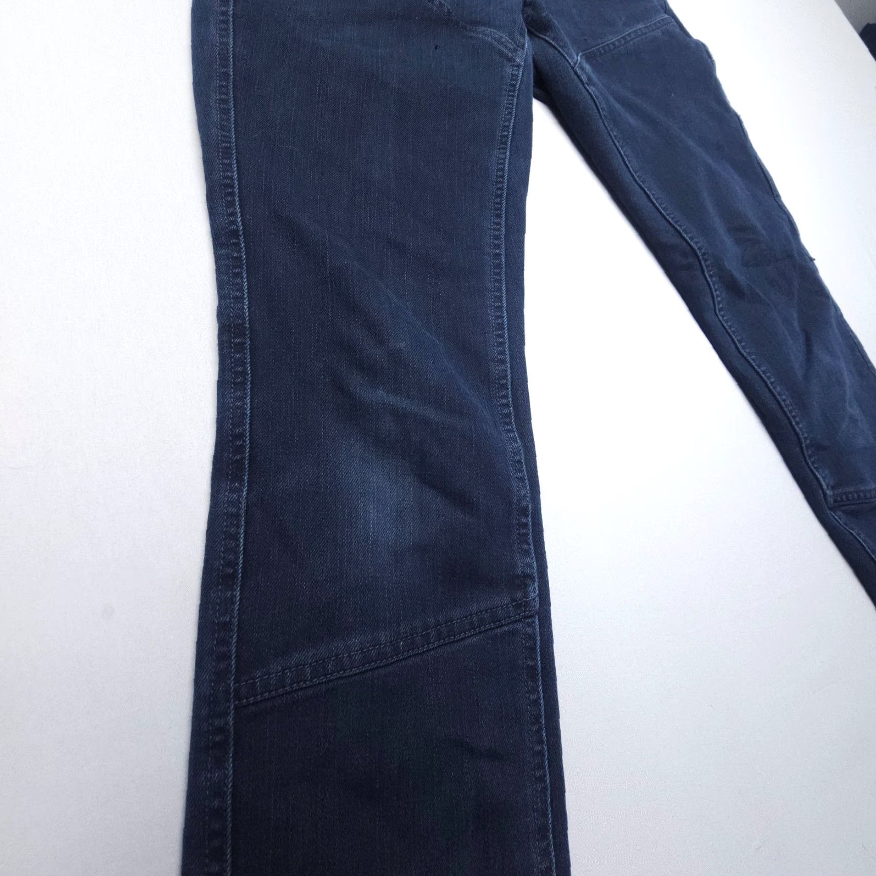 Denime Kuhl Indigo Dye Denim Jeans Danzr Performance Womens 28 x 30 Low Rise Dark Wash Skinny Stretch Denim Jeans Women's Blue 90s Theme Men/Boys/Girls? Size 28" / US 6 / IT 42 - 4 Thumbnail