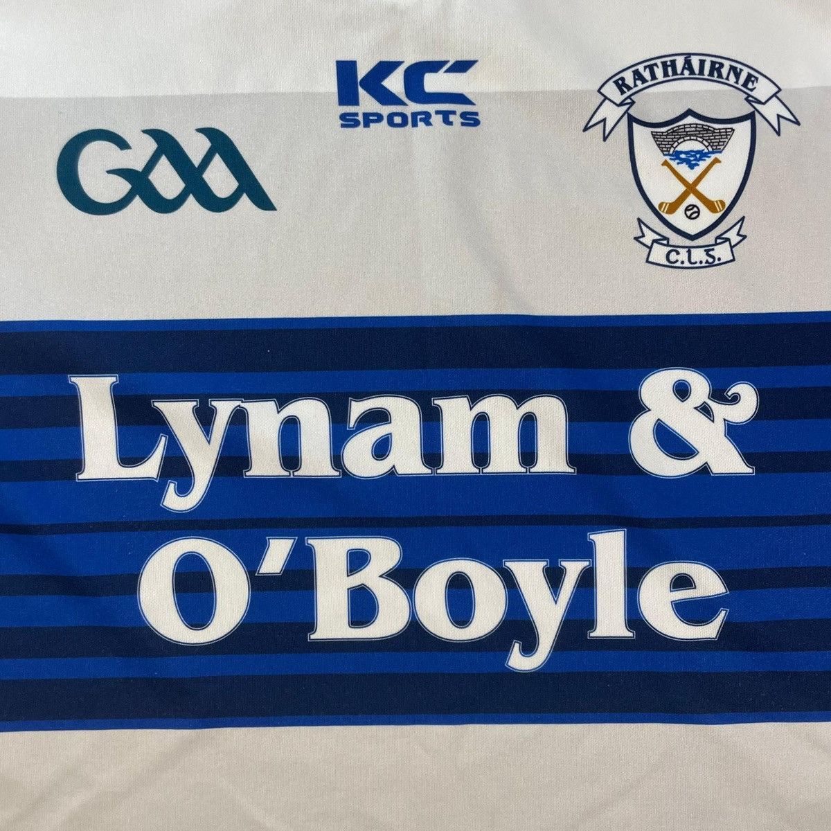 Other Rathairne White and blue GAA rugby jersey shirt tee sport Size US S / EU 44-46 / 1 - 7 Thumbnail