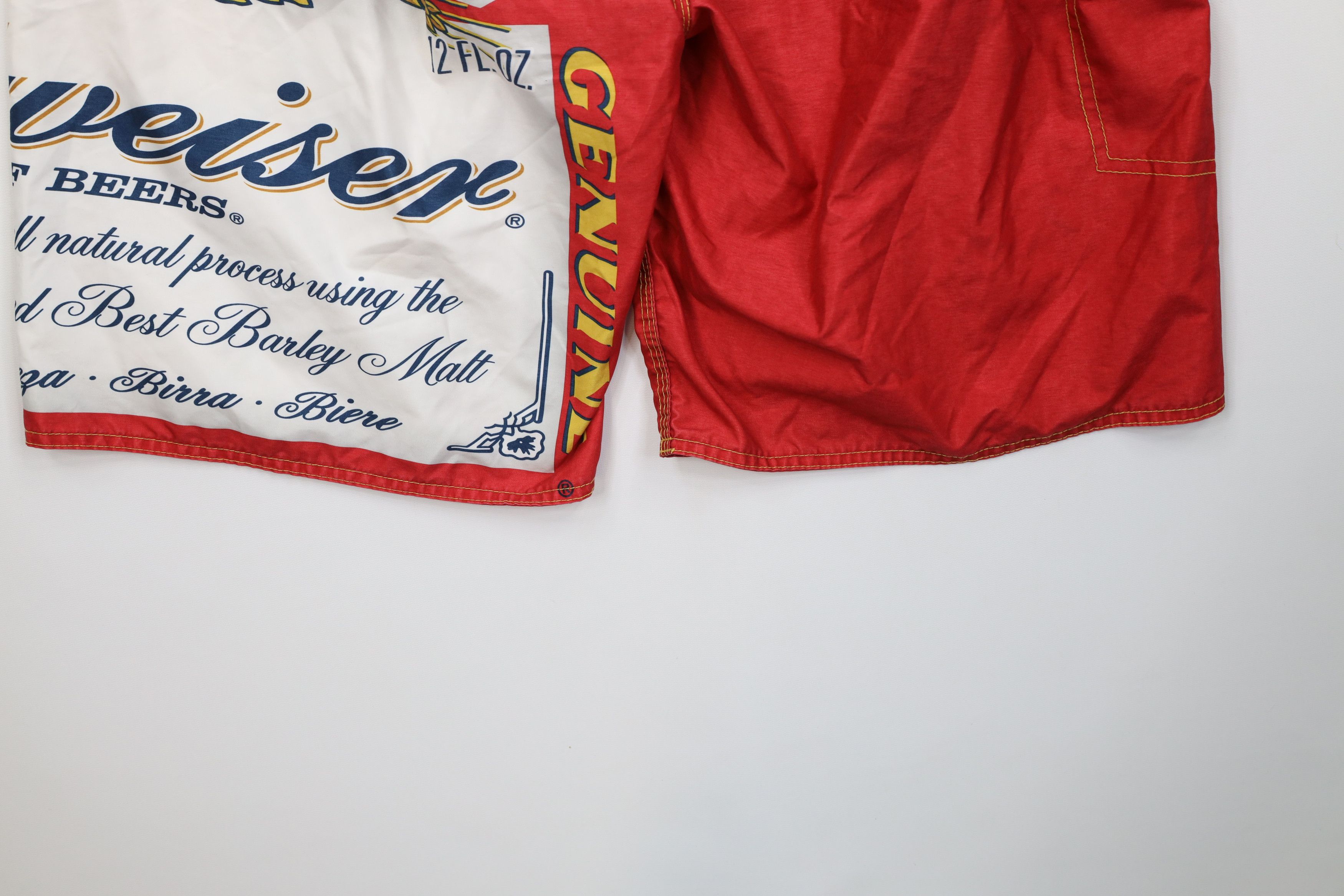 Budweiser Vintage Y2K Anheuser Busch Budweiser Board Shorts Trunks Size US 38 / EU 54 - 14 Thumbnail