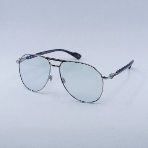 Gucci 🕶️ New Gucci GG1220S 006 Sunglasses - Silver Frame Size ONE SIZE - 1 Thumbnail
