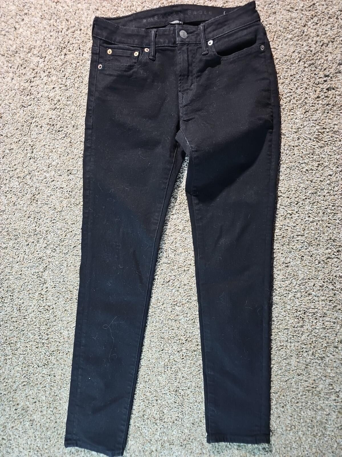 American Eagle Outfitters American Eagle Airflex+ 29/32 Black Jeans Size US 29 - 1 Thumbnail
