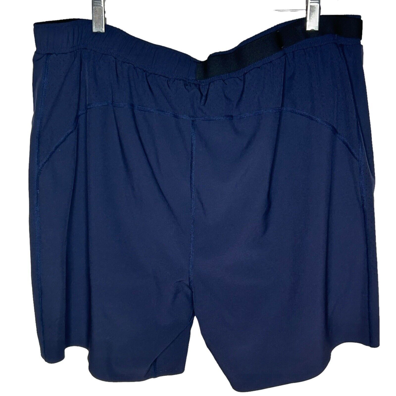 Rhone Rhone Gym Shorts XXL Blue Running Workout Lined 6” Size US 38 / EU 54 - 2 Thumbnail