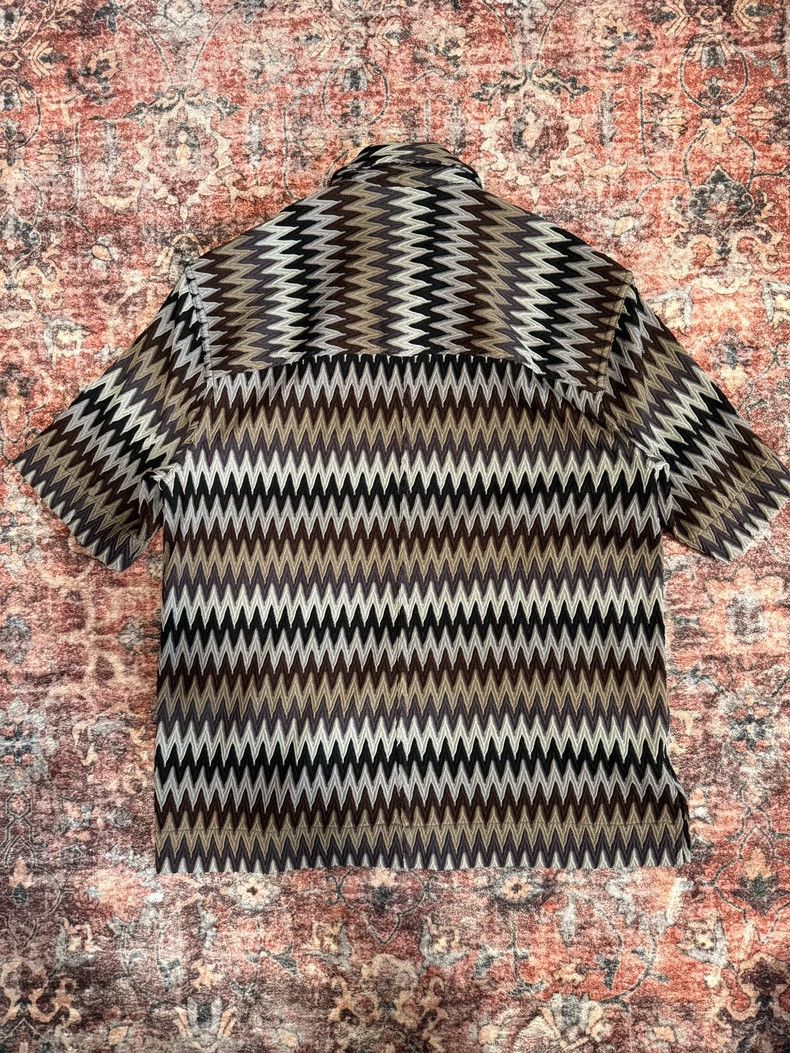 Song For The Mute Song For The Mute woven wave pattern short-sleeve shirt Size US S / EU 44-46 / 1 - 5 Thumbnail