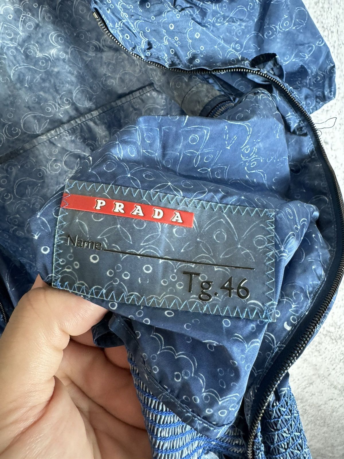 Prada Prada Nylon Short Light Short Sleeve Jacket Size L / US 10 / IT 46 - 3 Thumbnail