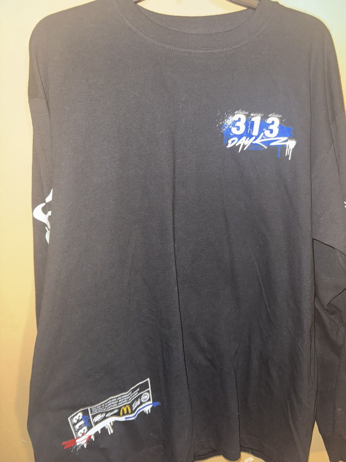 NBA 313 Day Detroit BBall Graphic Long Sleeve Tee Black men XL Size US XL / EU 56 / 4 - 5 Thumbnail