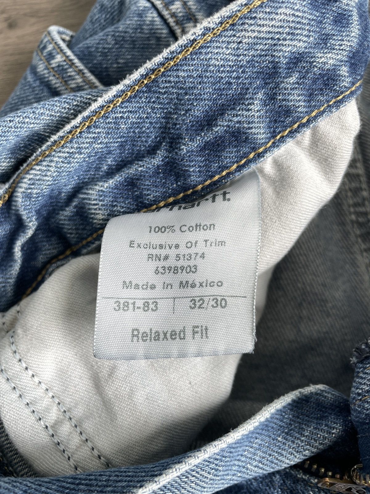 Carhartt × Vintage Carhartt “Relaxed Fit” Denim Jeans (Sz.32 x30) Size US 32 / EU 48 - 5 Thumbnail