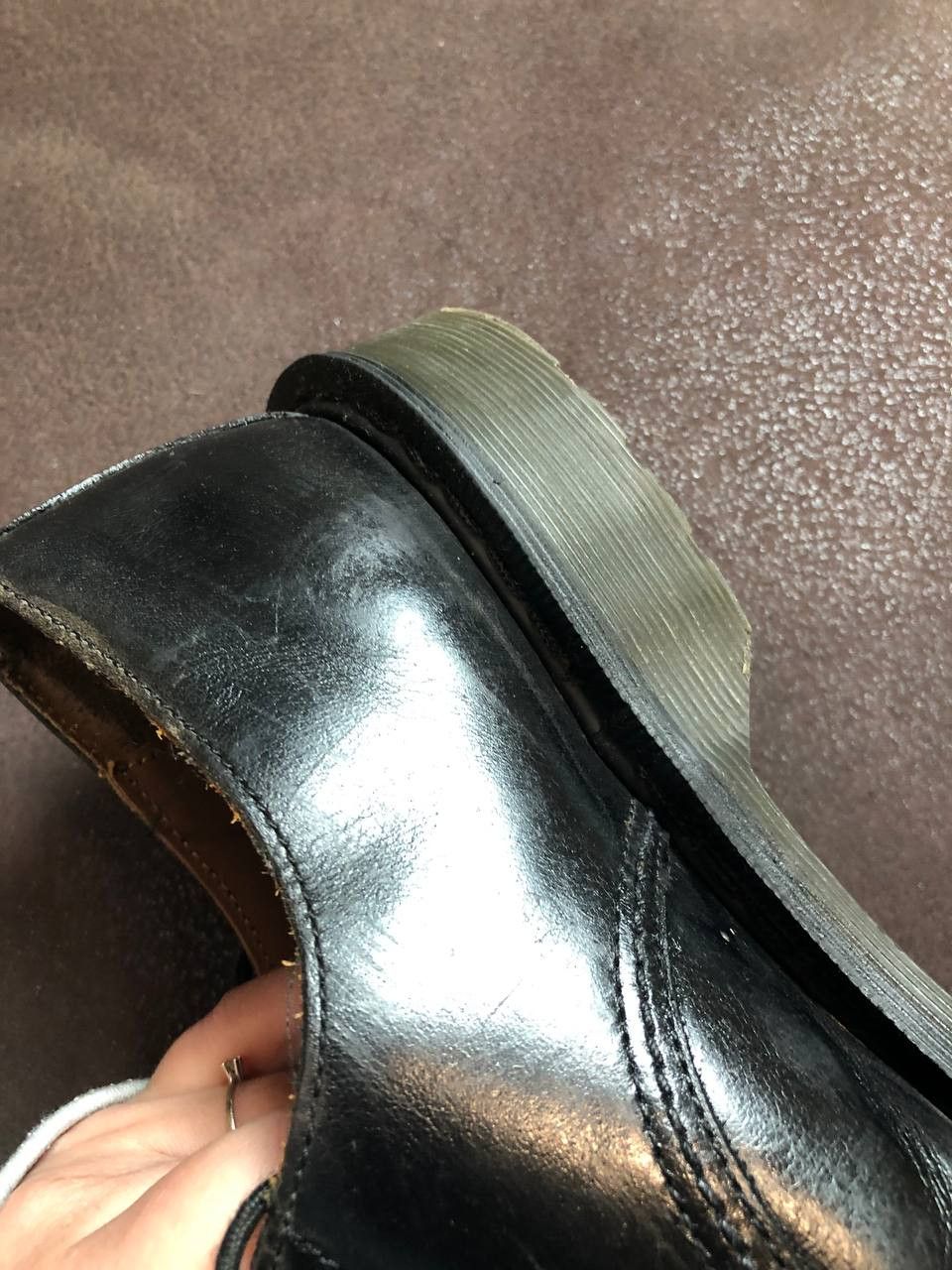 Dr. Martens 1461 Mono Smooth Leather Oxford Shoes in black