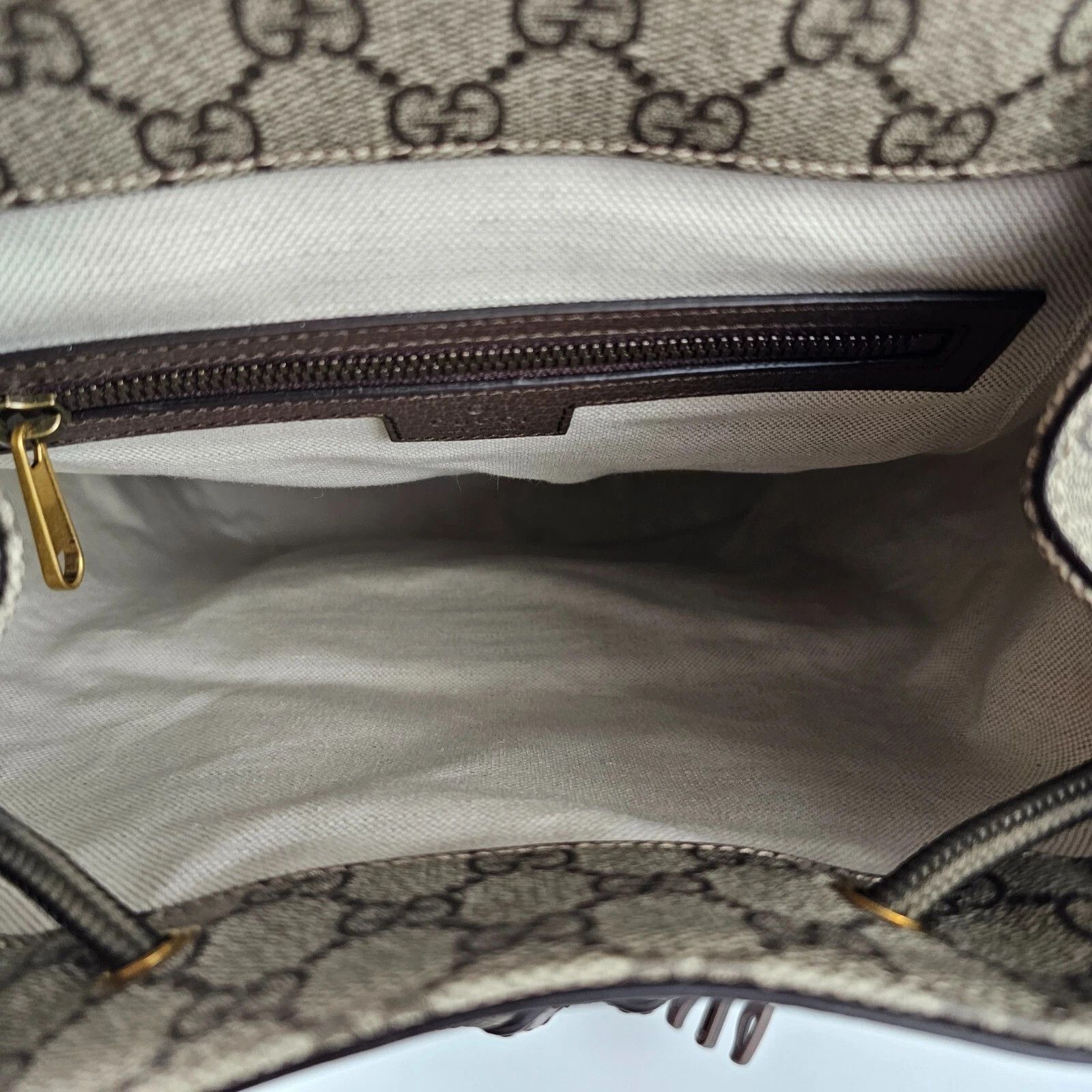 Gucci GUCCI Ophidia Small GG Canvas Backpack New/Authentic Size ONE SIZE - 3 Thumbnail