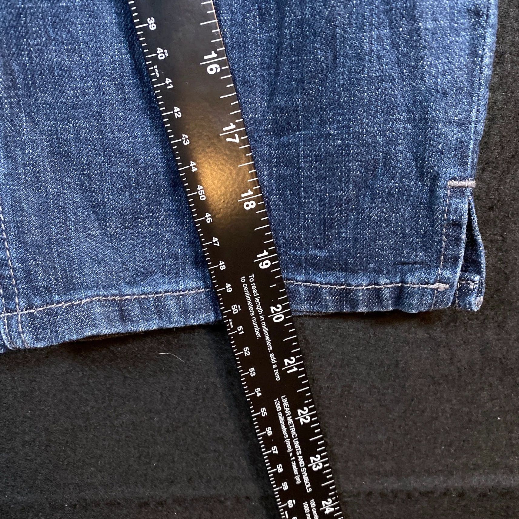 Vintage Chicos Womens Jeans Capri Denim Cotton Blend Stretch 0.5 30 in Waist High Rise 5-Pocket Blue Solid Regular Size S Mens Girls? Size 28" / US 6 / IT 42 - 7 Thumbnail
