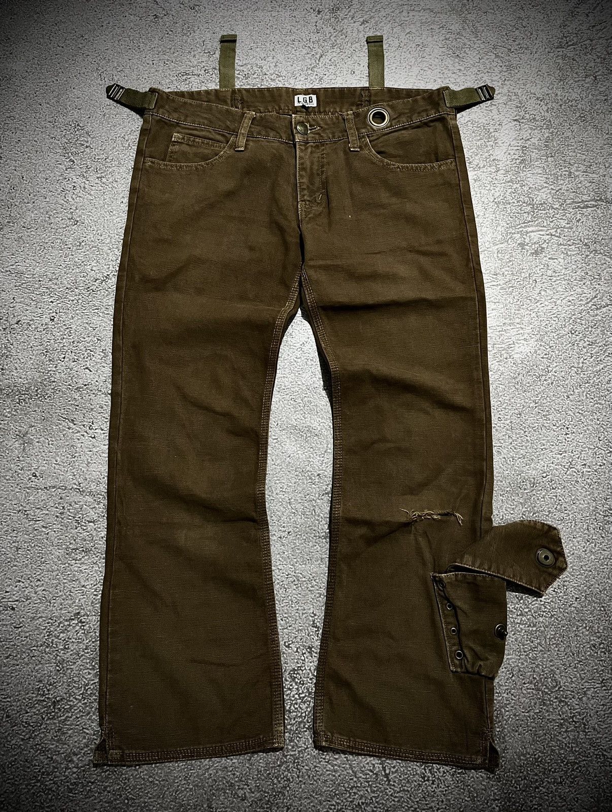 Le Grande Bleu (L.G.B.) Rare L.G.B Le Grande Bleu Kanvas Pants LGB Pants Size US 28 / EU 44 - 1 Thumbnail