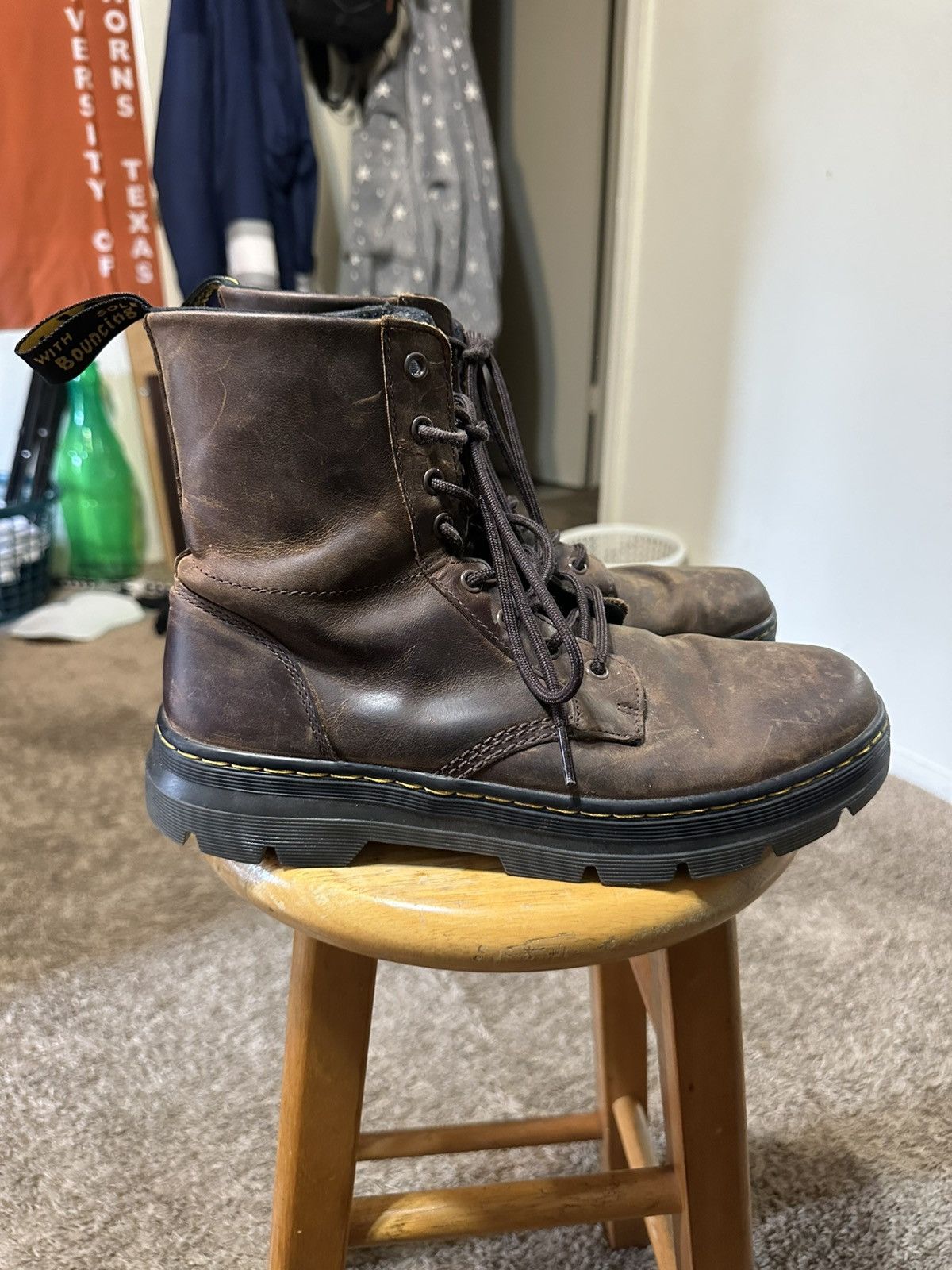 Dr. Martens Vintage Dr. Martens crazy horse leather boots size 10 Size US 10 / EU 43 - 1 Thumbnail