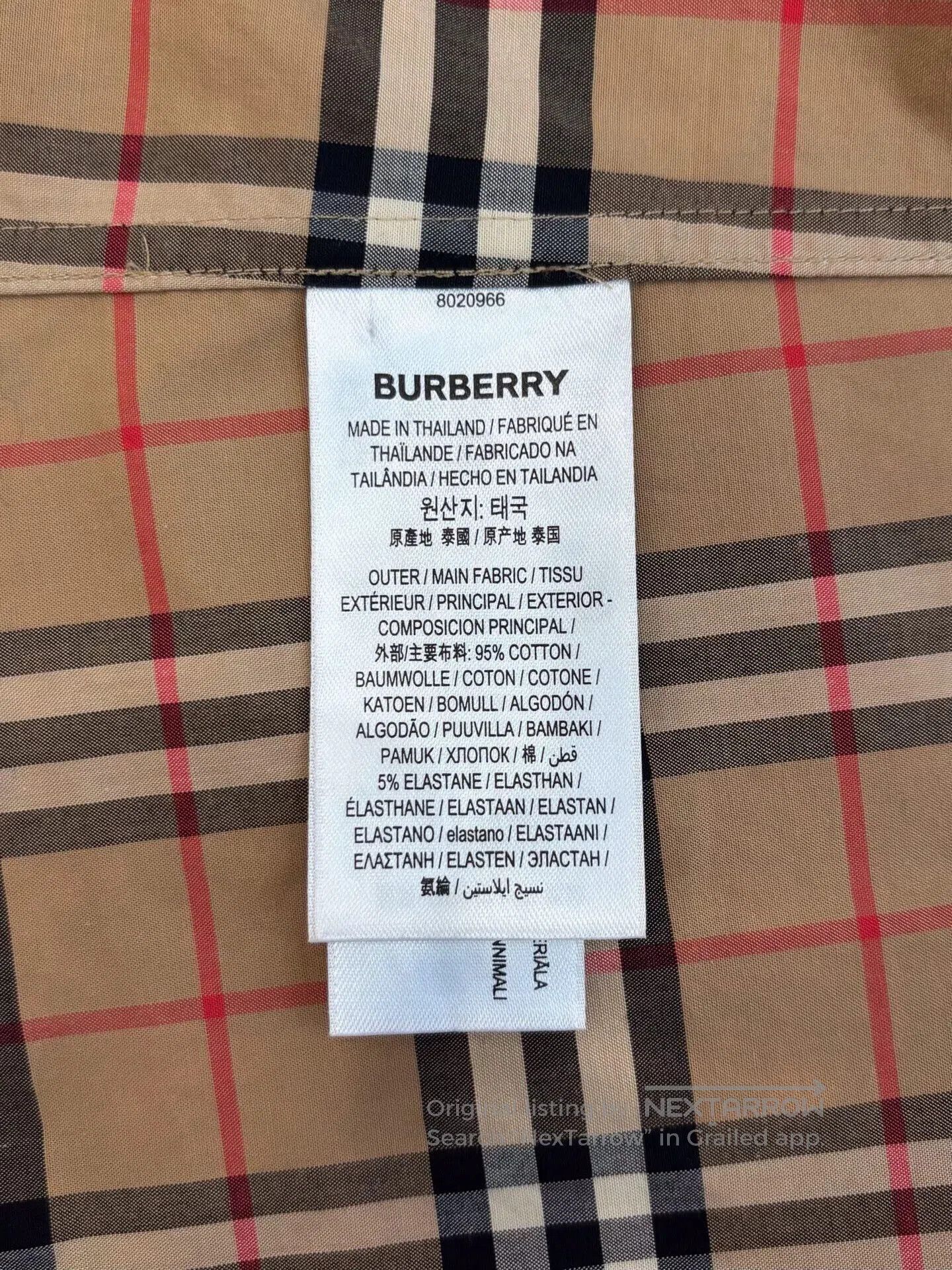 Other Burberry Brown Stripe Check Men's Shirt Jacket. Size US S / EU 44-46 / 1 - 7 Thumbnail