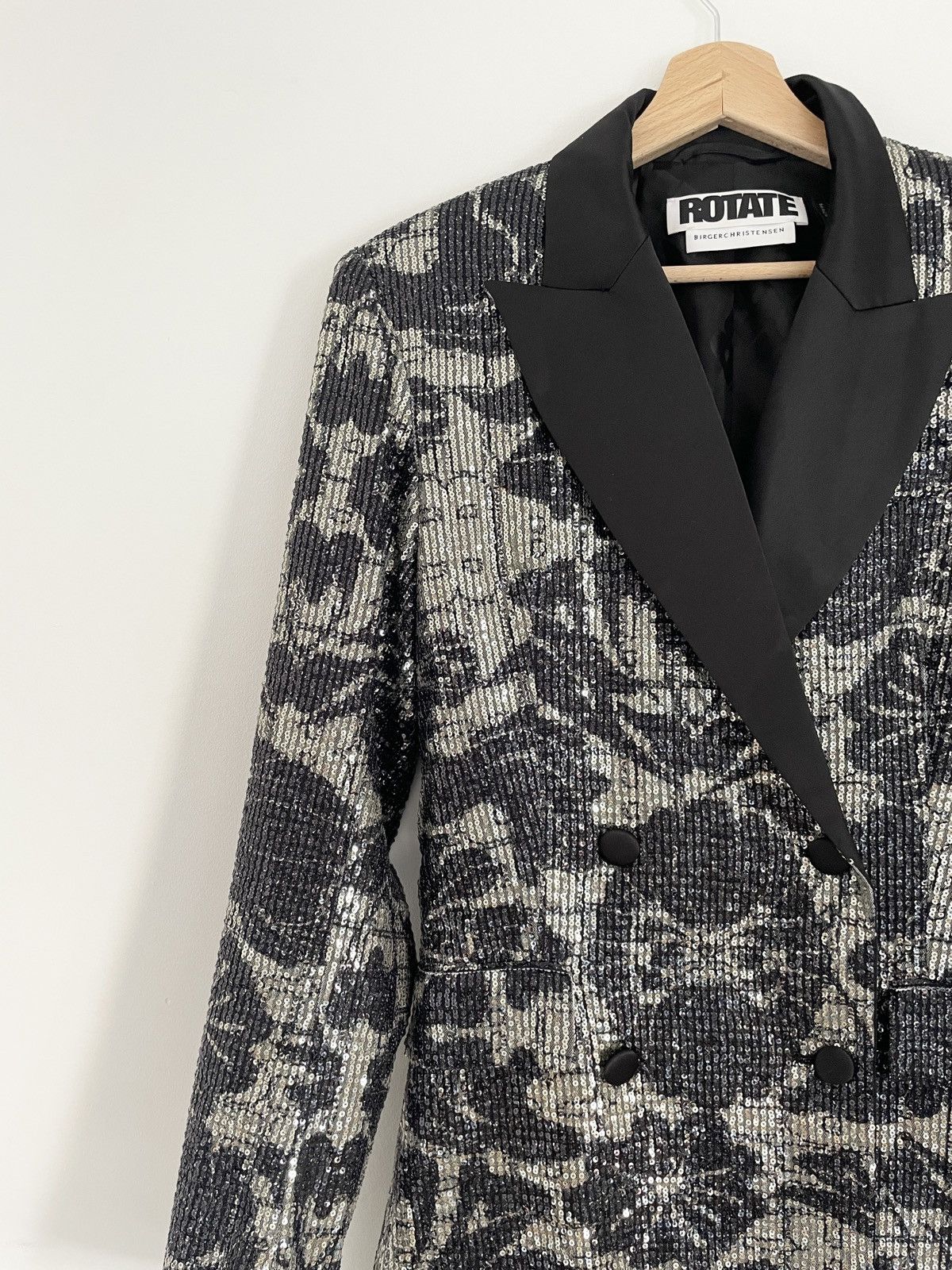 ROTATE Rotate birger christensen augustina sequin blazer satin Size XS / US 0-2 / IT 36-38 - 6 Thumbnail