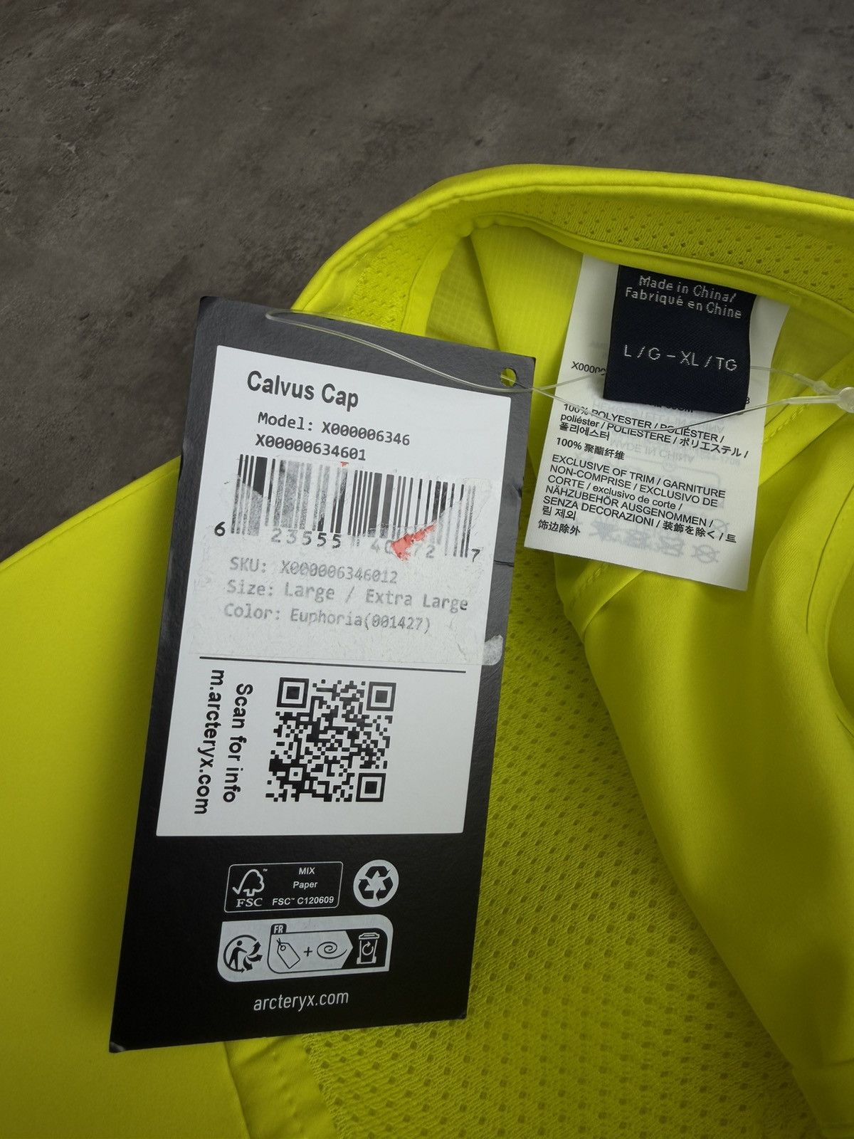 Arc'teryx Arcteryx Calvus Cap Euphoria Size L-XL Size ONE SIZE - 11 Thumbnail