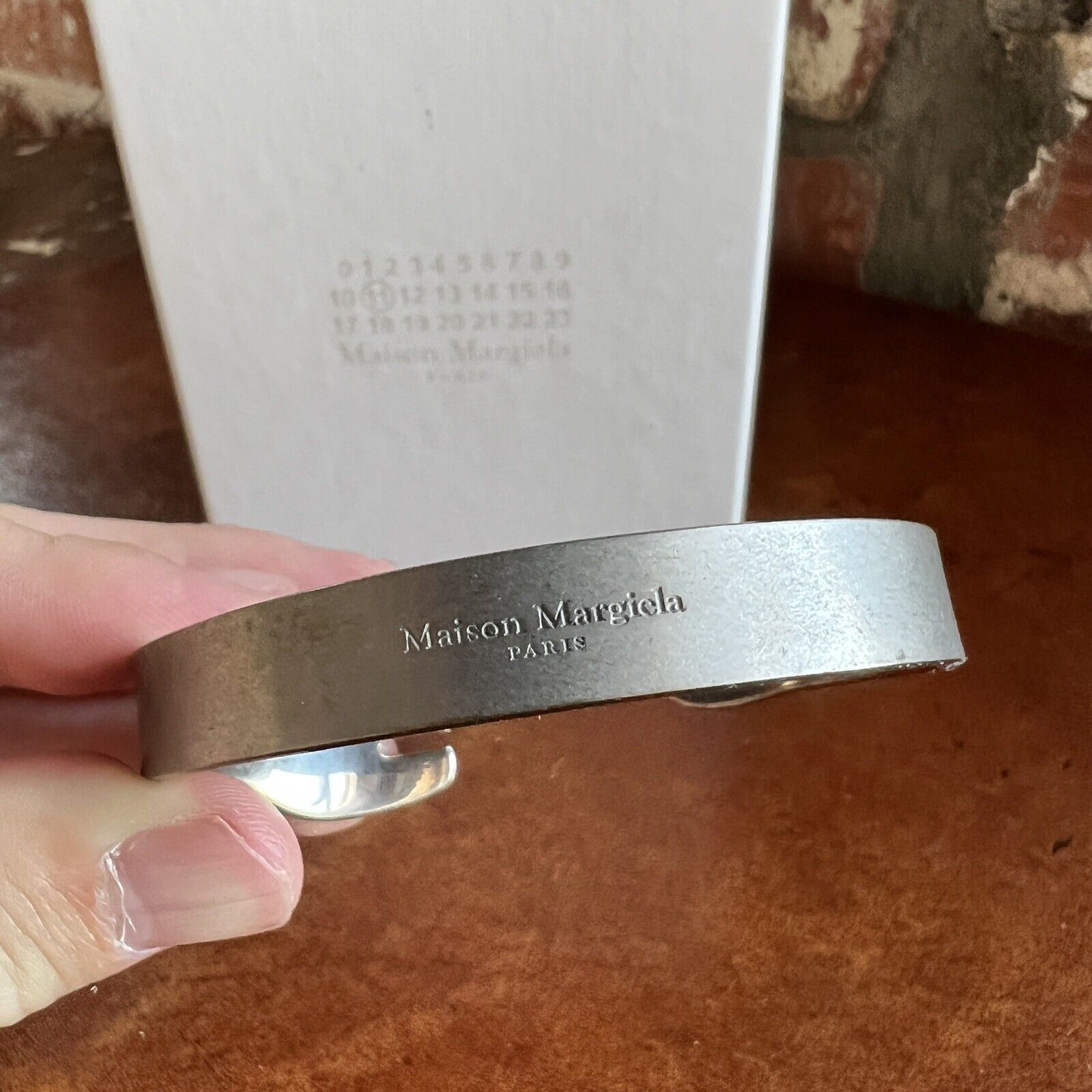 Maison Margiela Maison Margiela Tabi Sterling Silver cuff bracelet Size ONE SIZE - 2 Thumbnail
