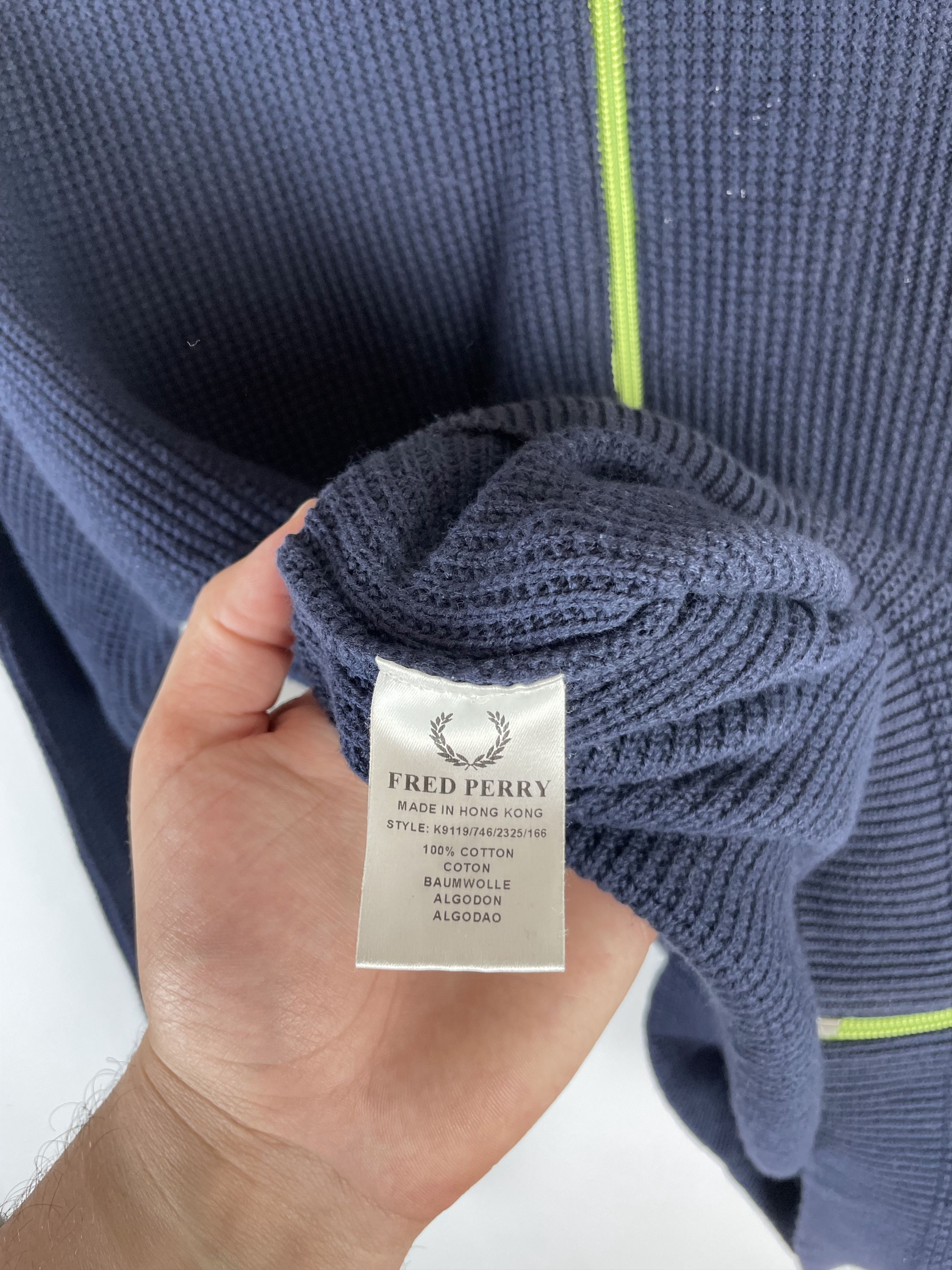 Fred Perry Fred Perry Sweaters Knit 90s Size US XL / EU 56 / 4 - 6 Thumbnail