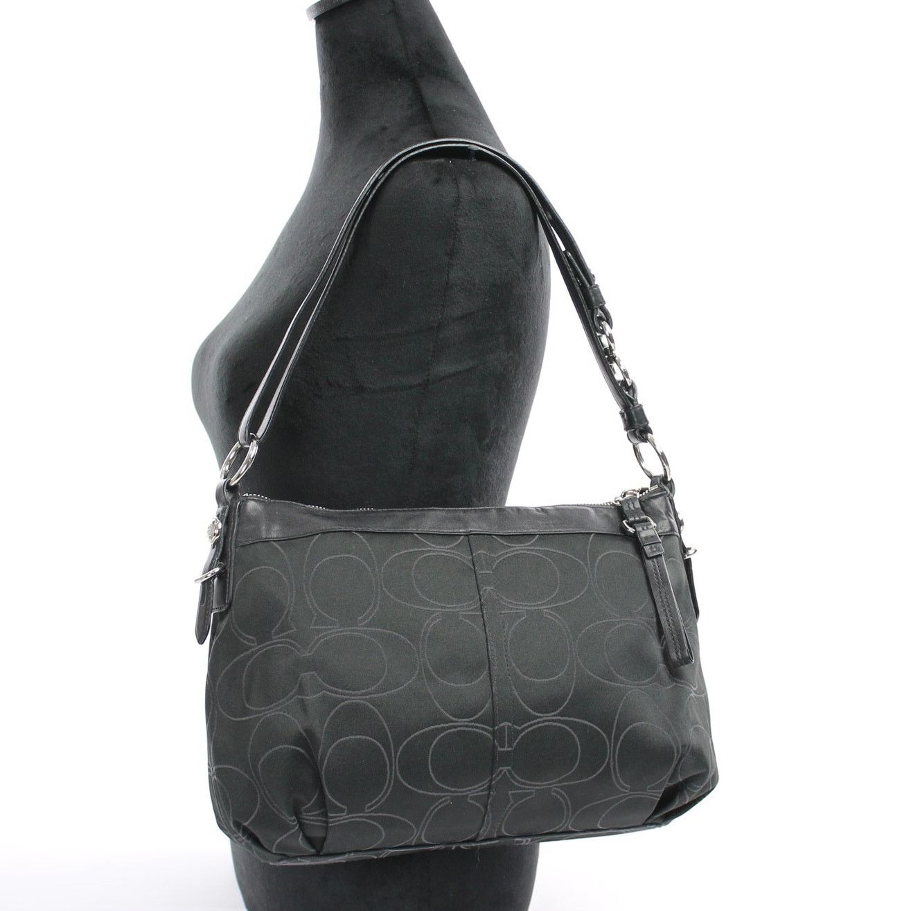 Coach Coach Black Mia Signature Bag Size ONE SIZE - 6 Thumbnail